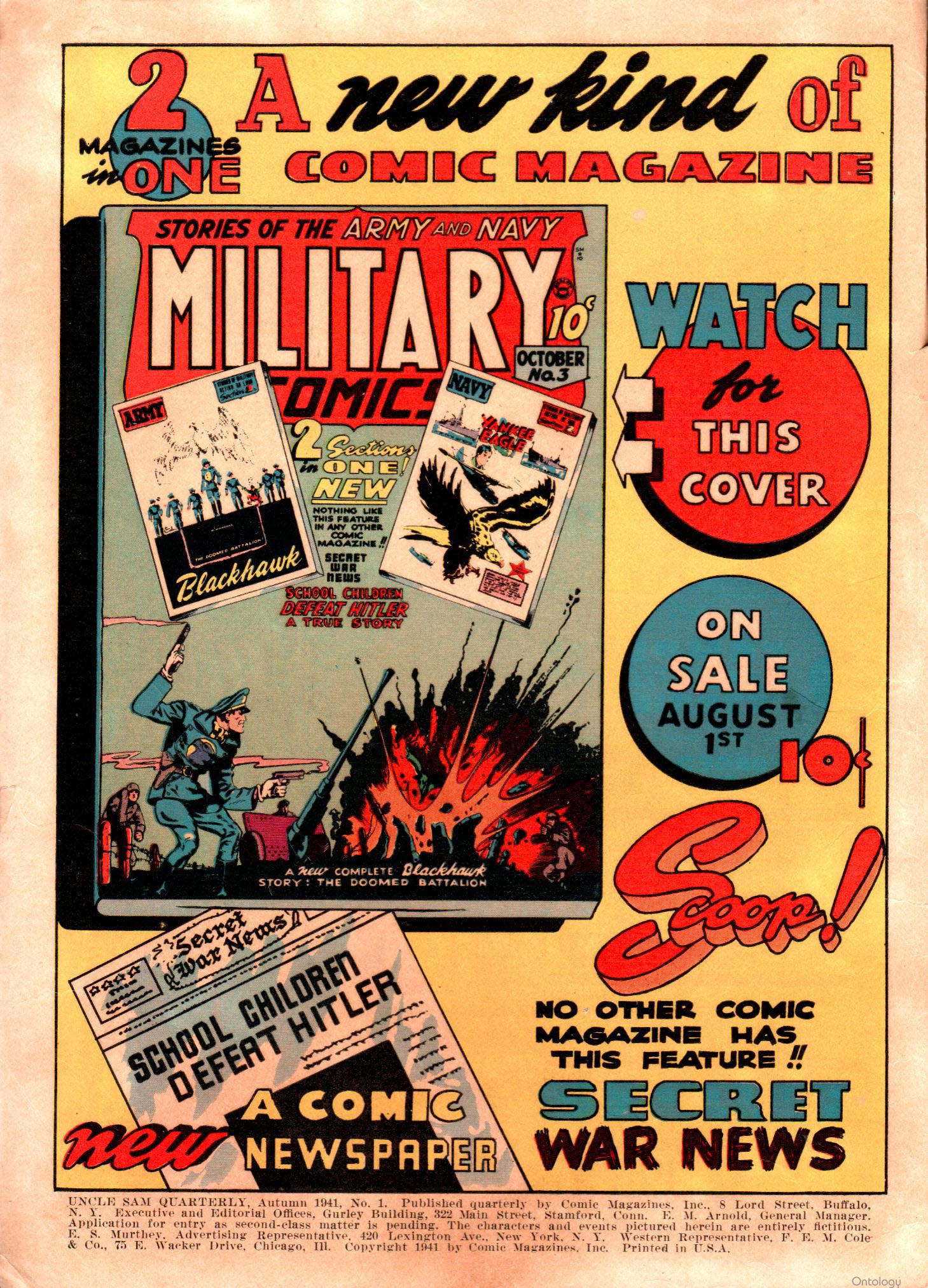 Read online Uncle Sam Quarterly comic -  Issue #1 - 2