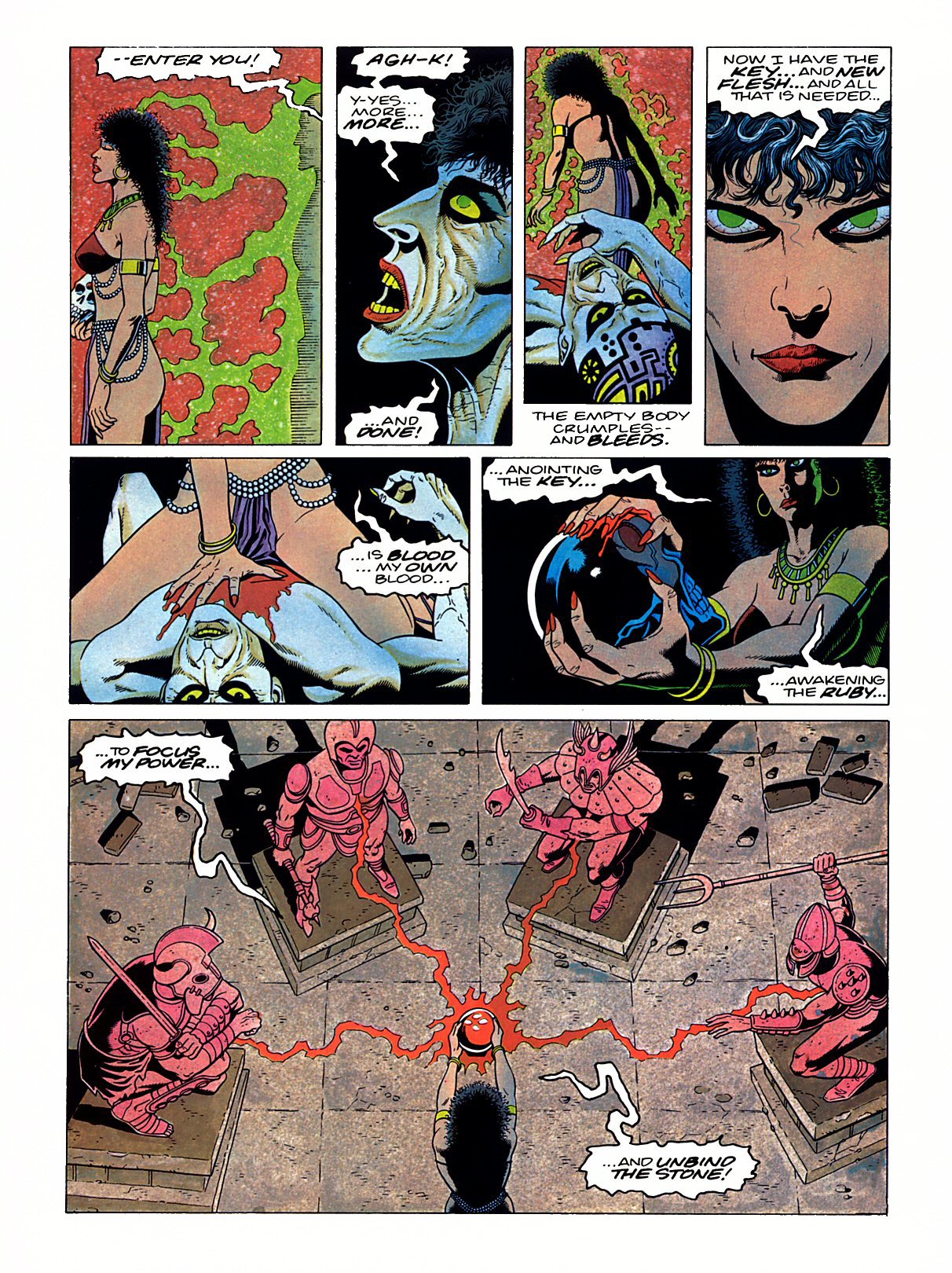 Read online Marvel Graphic Novel comic -  Issue #53 - Conan - The Skull of Set - 44