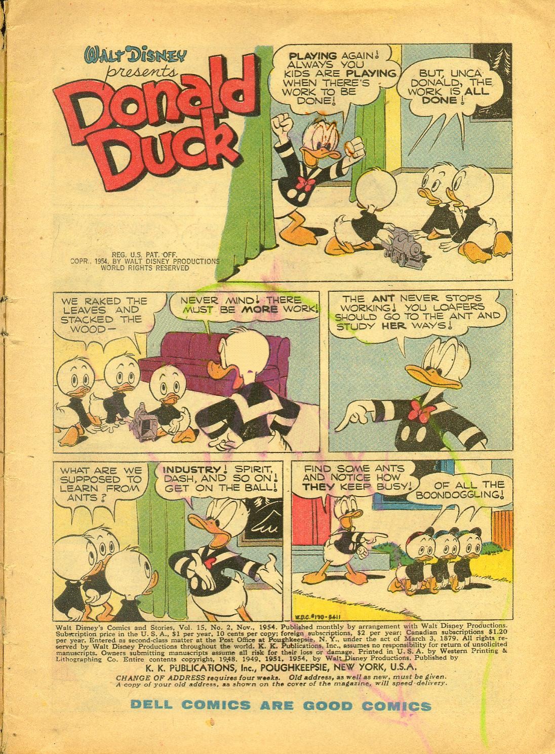 Read online Walt Disney's Comics and Stories comic -  Issue #170 - 3