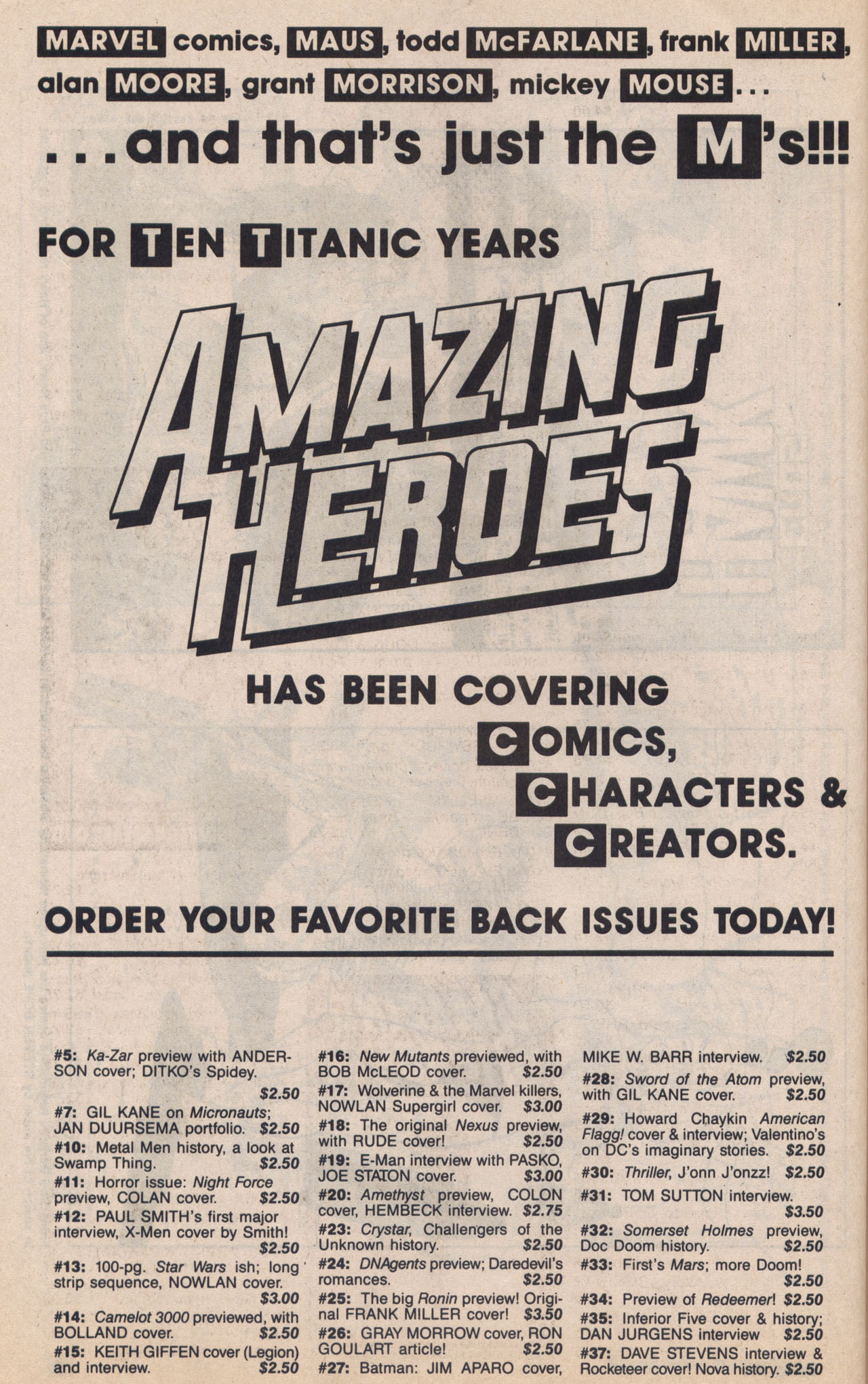 Read online Amazing Heroes Swimsuit Special comic -  Issue # TPB 3 - 149