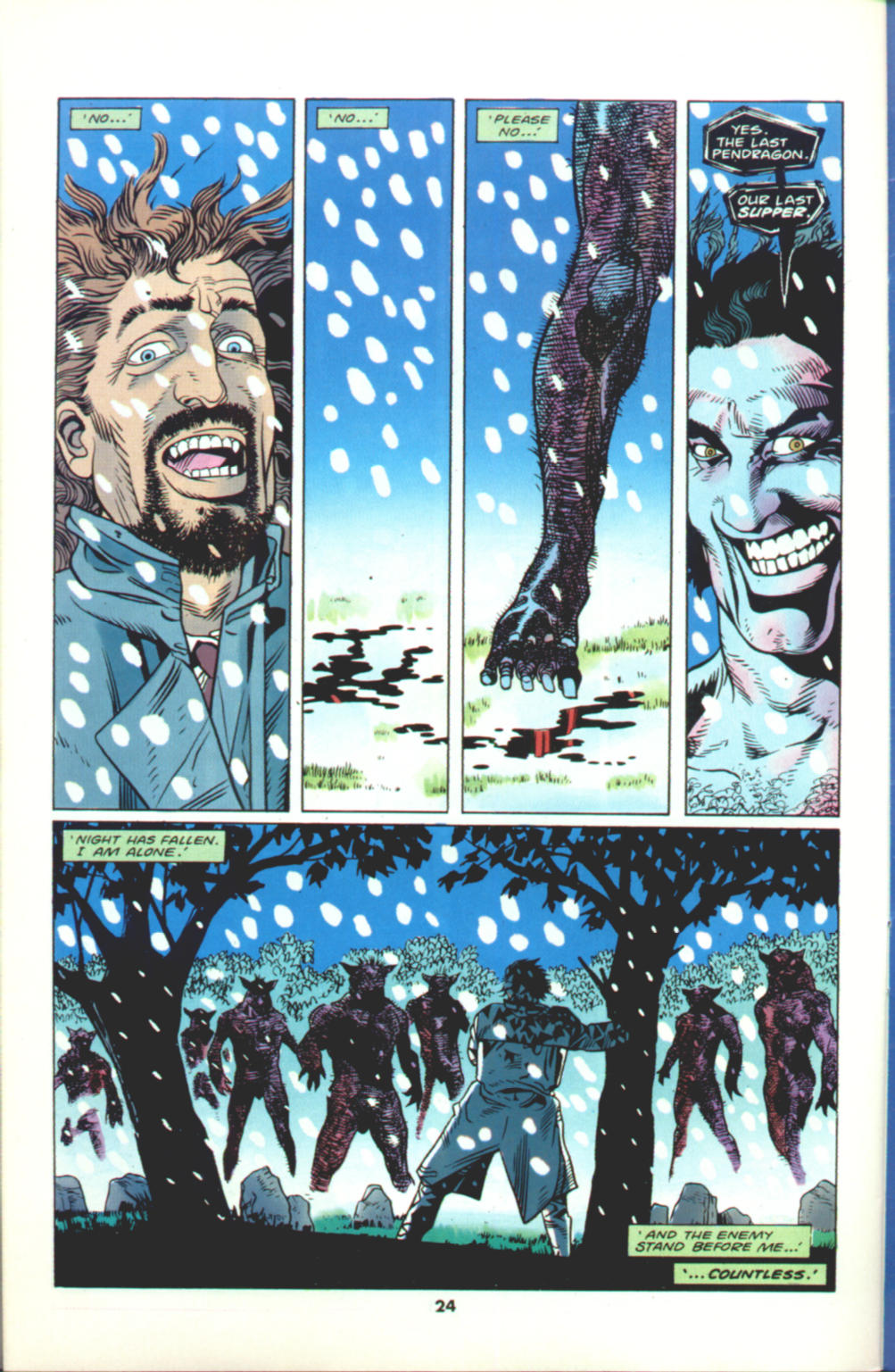 Read online The Knights of Pendragon comic -  Issue #10 - 24