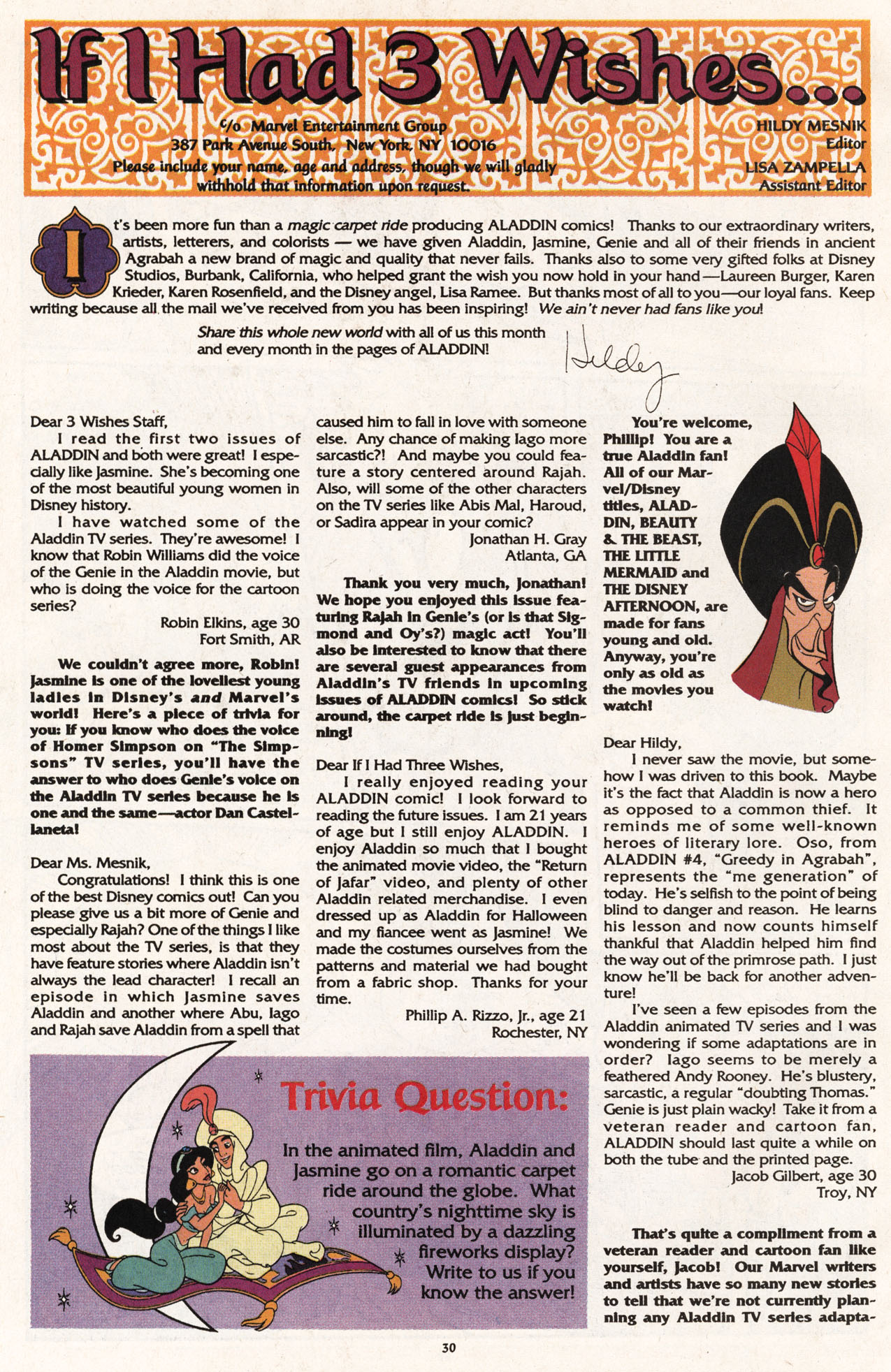 Read online Disney's Aladdin comic -  Issue #5 - 32