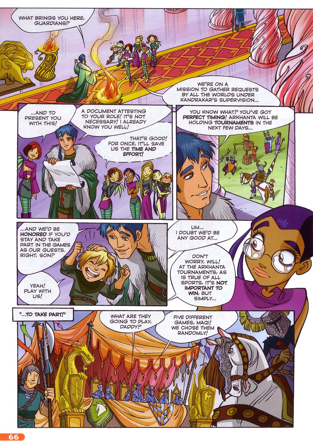 Read online W.i.t.c.h. comic -  Issue #69 - 56