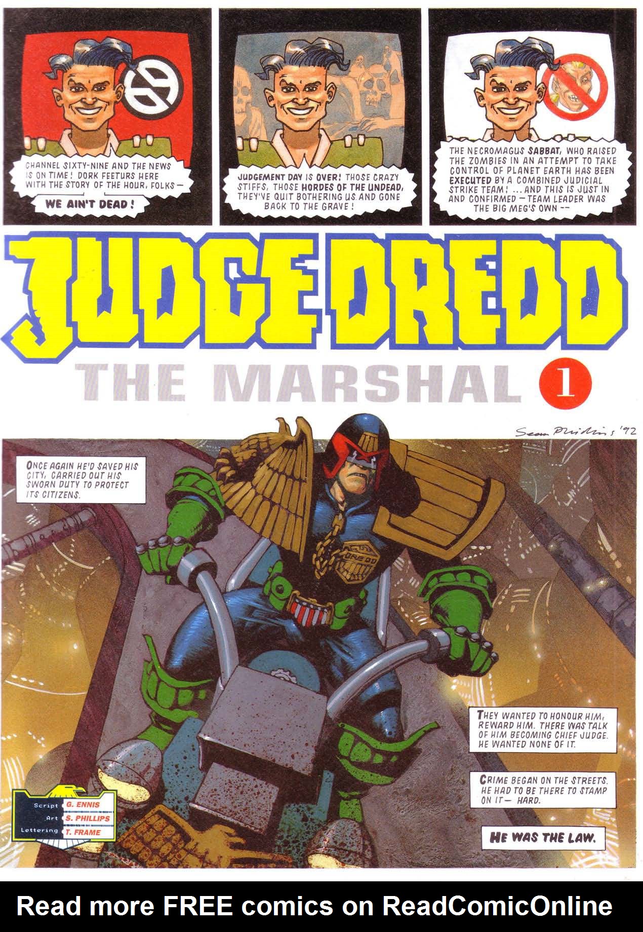 Read online Judge Dredd: Goodnight Kiss comic -  Issue # TPB - 7