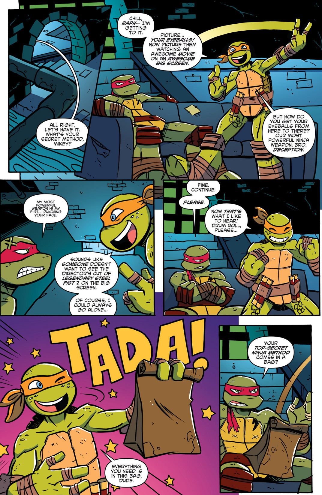 Read online Teenage Mutant Ninja Turtles New Animated Adventures comic -  Issue #7 - 8