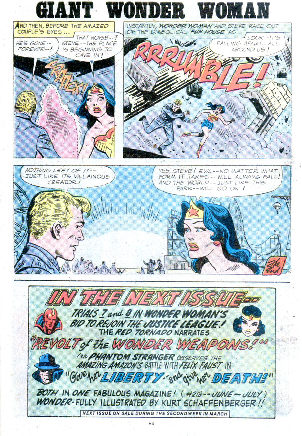 Read online Wonder Woman (1942) comic -  Issue #217 - 54