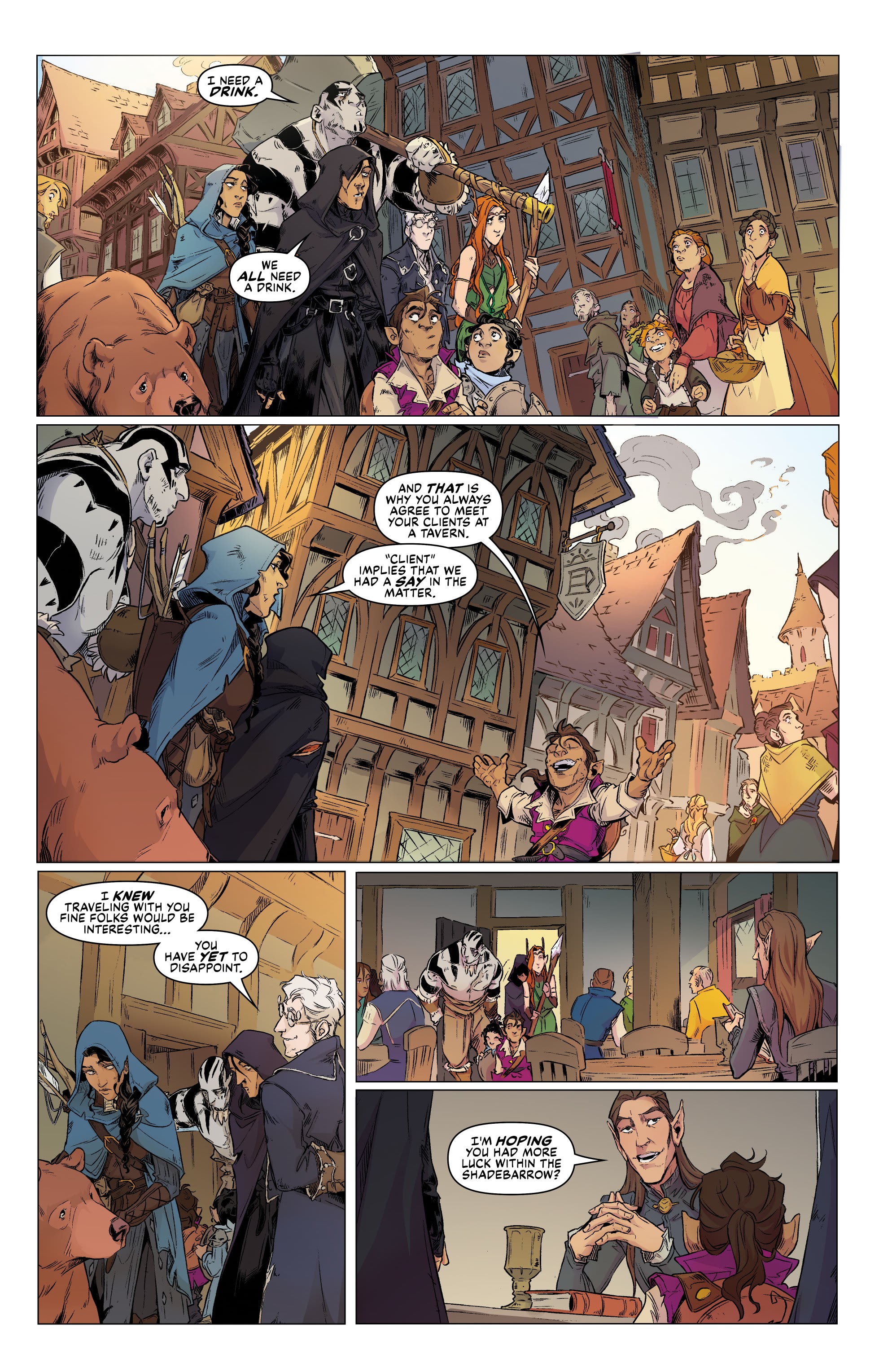 Read online Critical Role: Vox Machina Origins III comic -  Issue #1 - 4