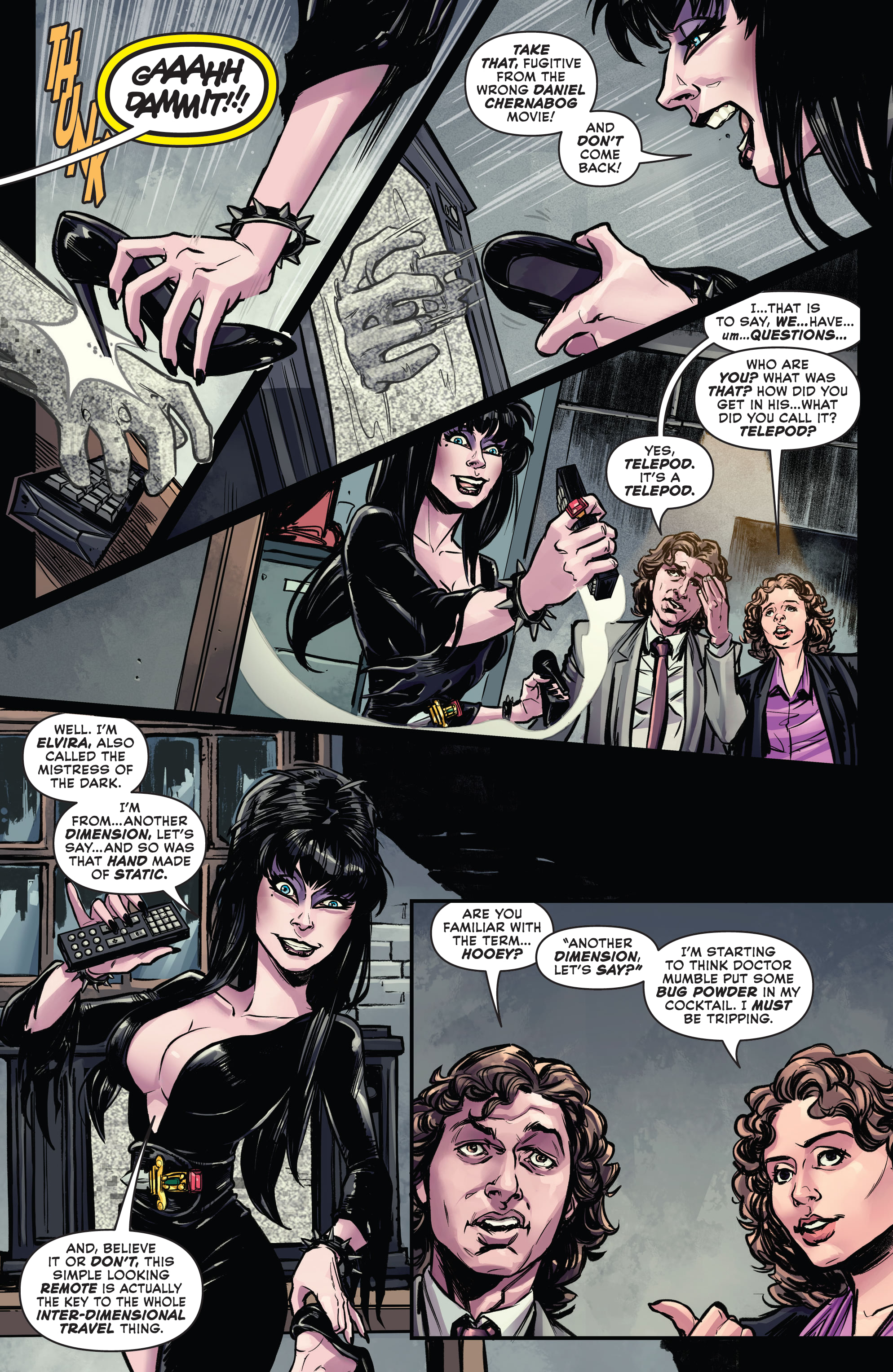Read online Elvira in Horrorland comic -  Issue #5 - 8