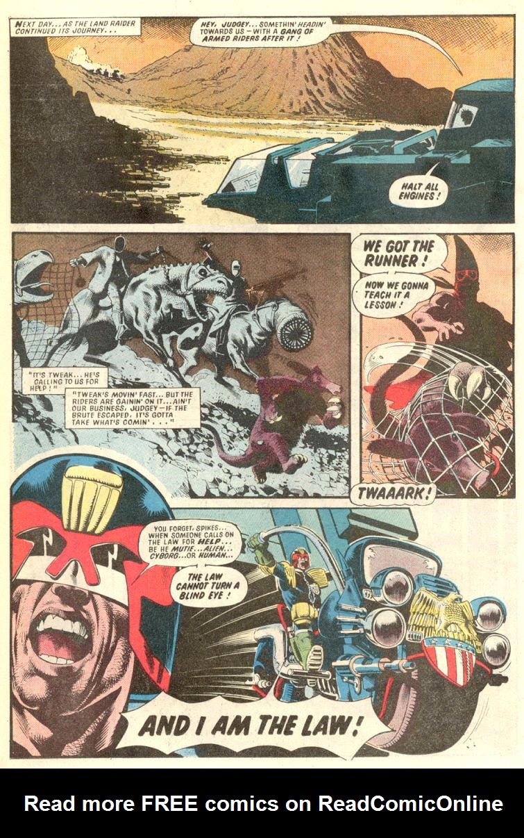 Read online Judge Dredd (1983) comic -  Issue #6 - 25