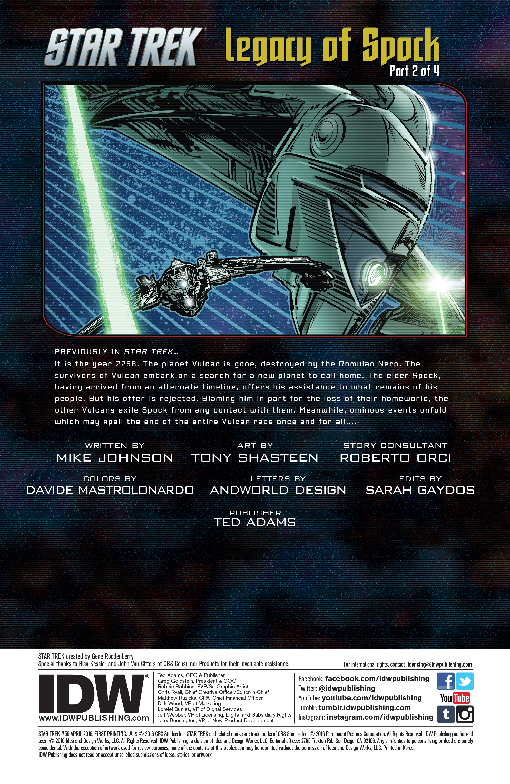 Read online Star Trek (2011) comic -  Issue #56 - 2