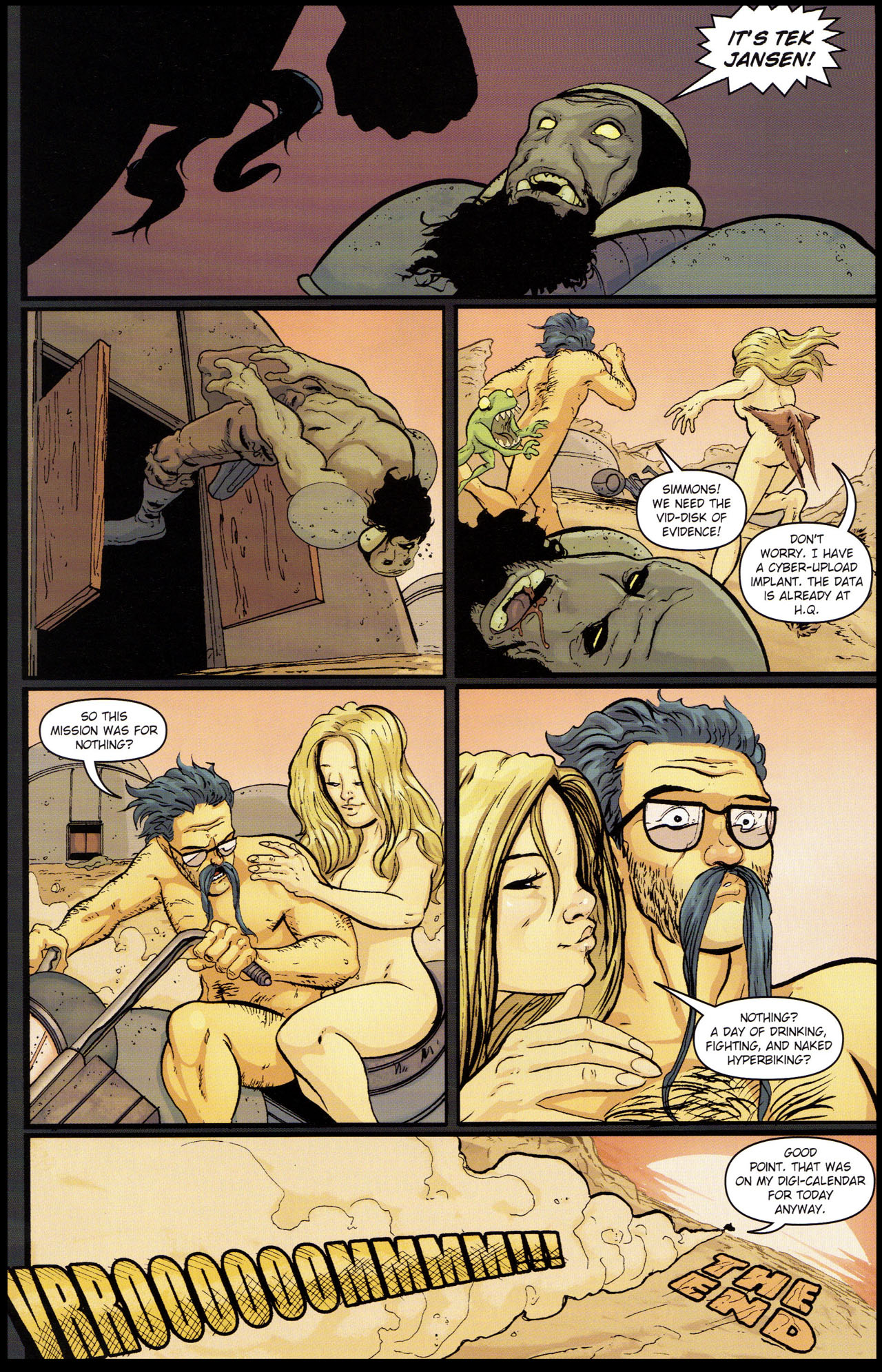 Read online Stephen Colbert's Tek Jansen comic -  Issue #4 - 26