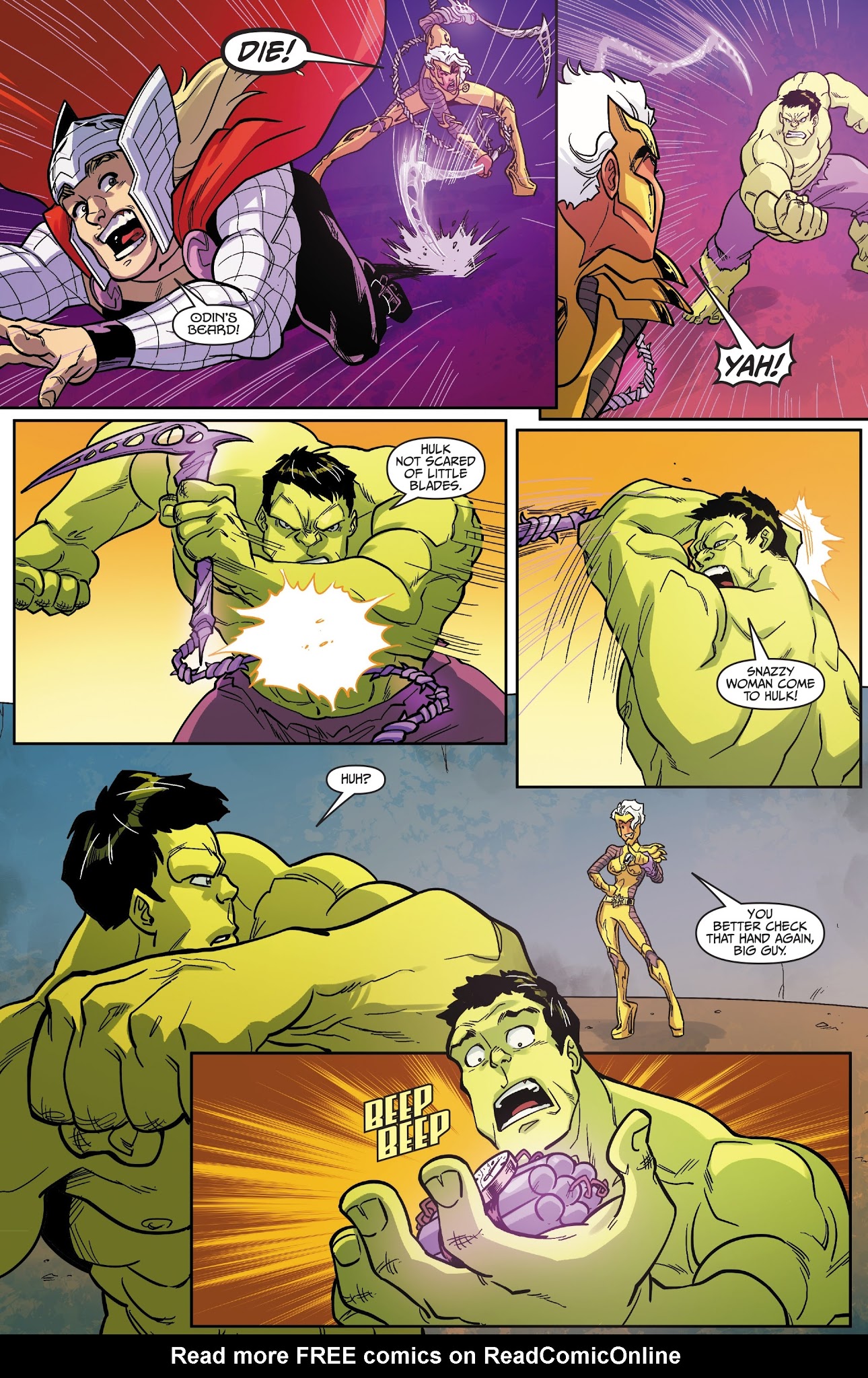 Read online Thor vs. Hulk: Champions of the Universe comic -  Issue #6 - 11