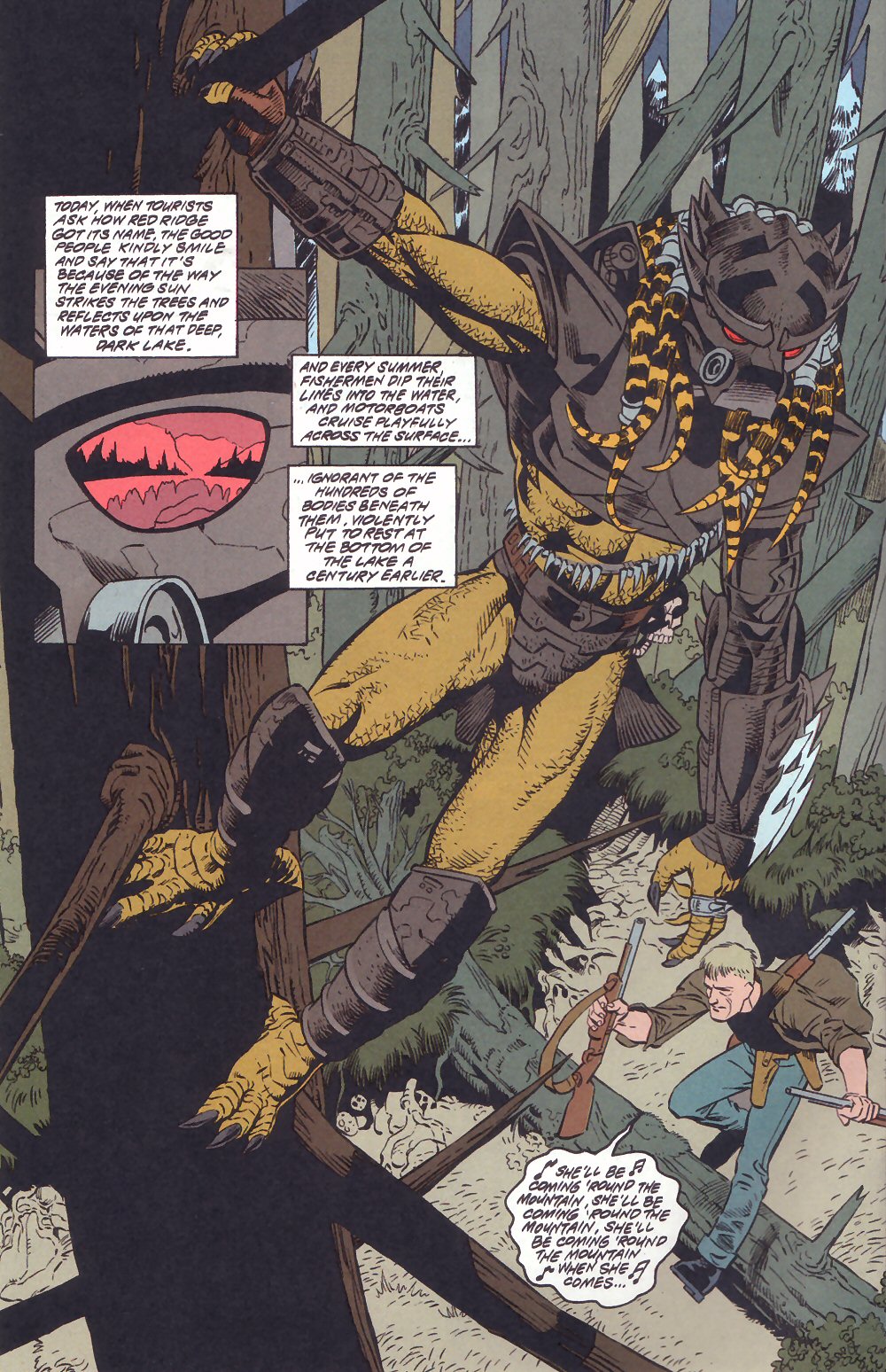 Read online Predator: Kindred comic -  Issue #4 - 6