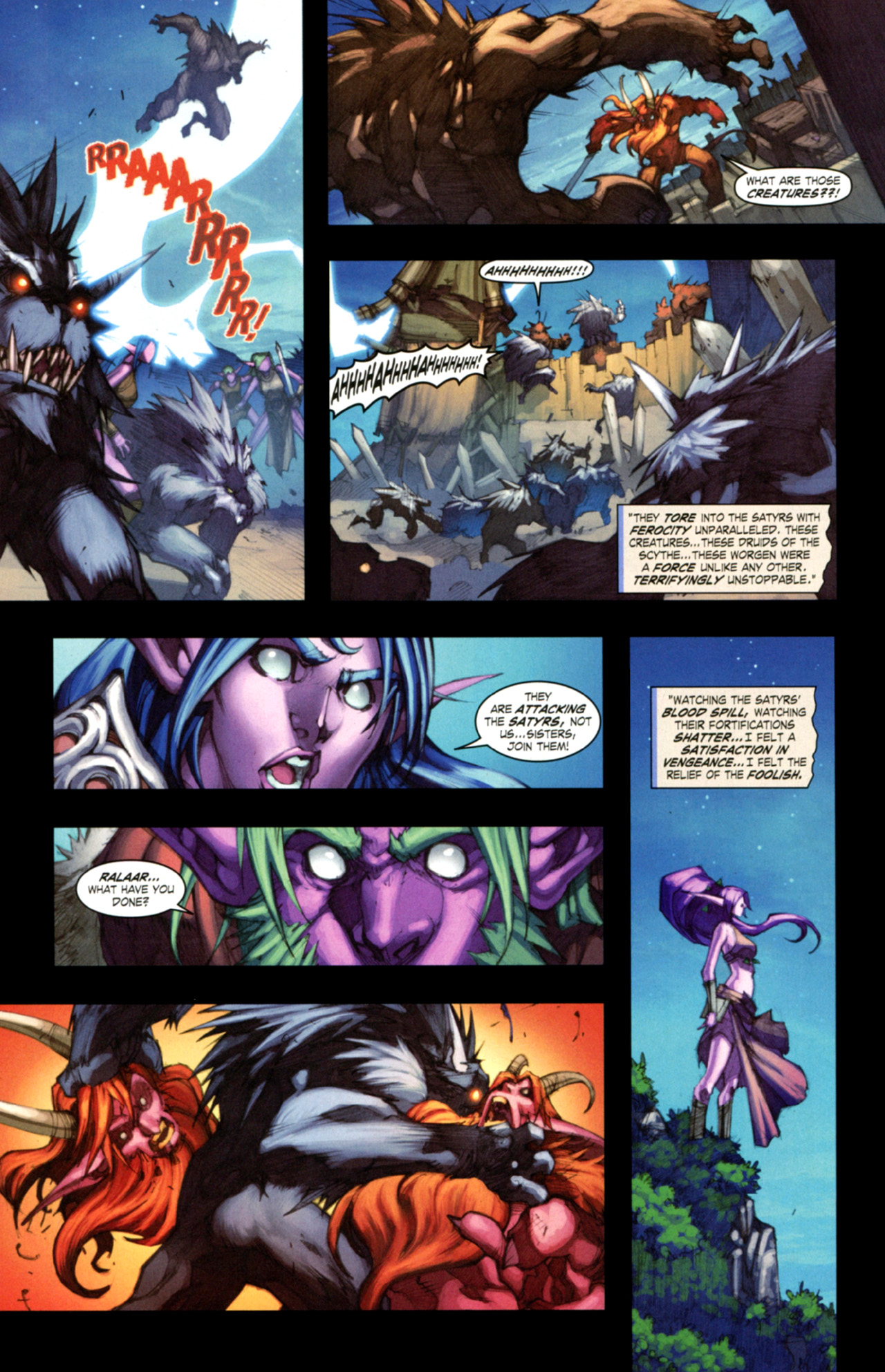 Read online World of Warcraft: Curse of the Worgen comic -  Issue #3 - 20