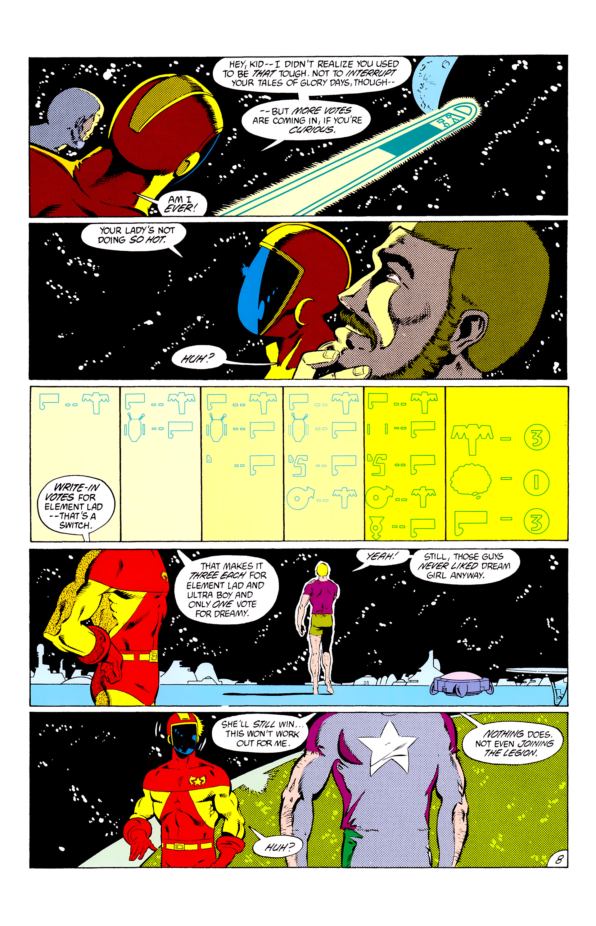 Read online Legion of Super-Heroes (1980) comic -  Issue #306 - 9