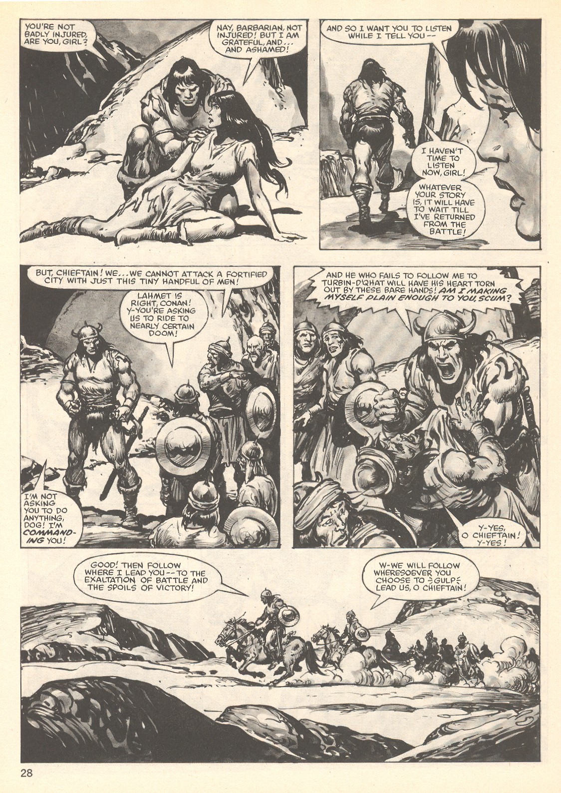 Read online The Savage Sword Of Conan comic -  Issue #78 - 28