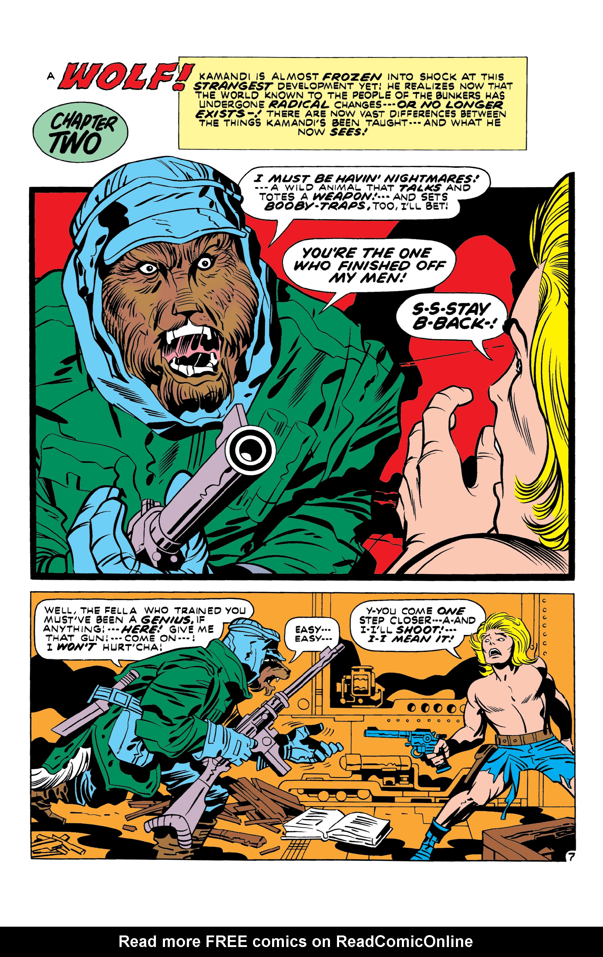 Read online Kamandi, The Last Boy On Earth comic -  Issue #1 - 7