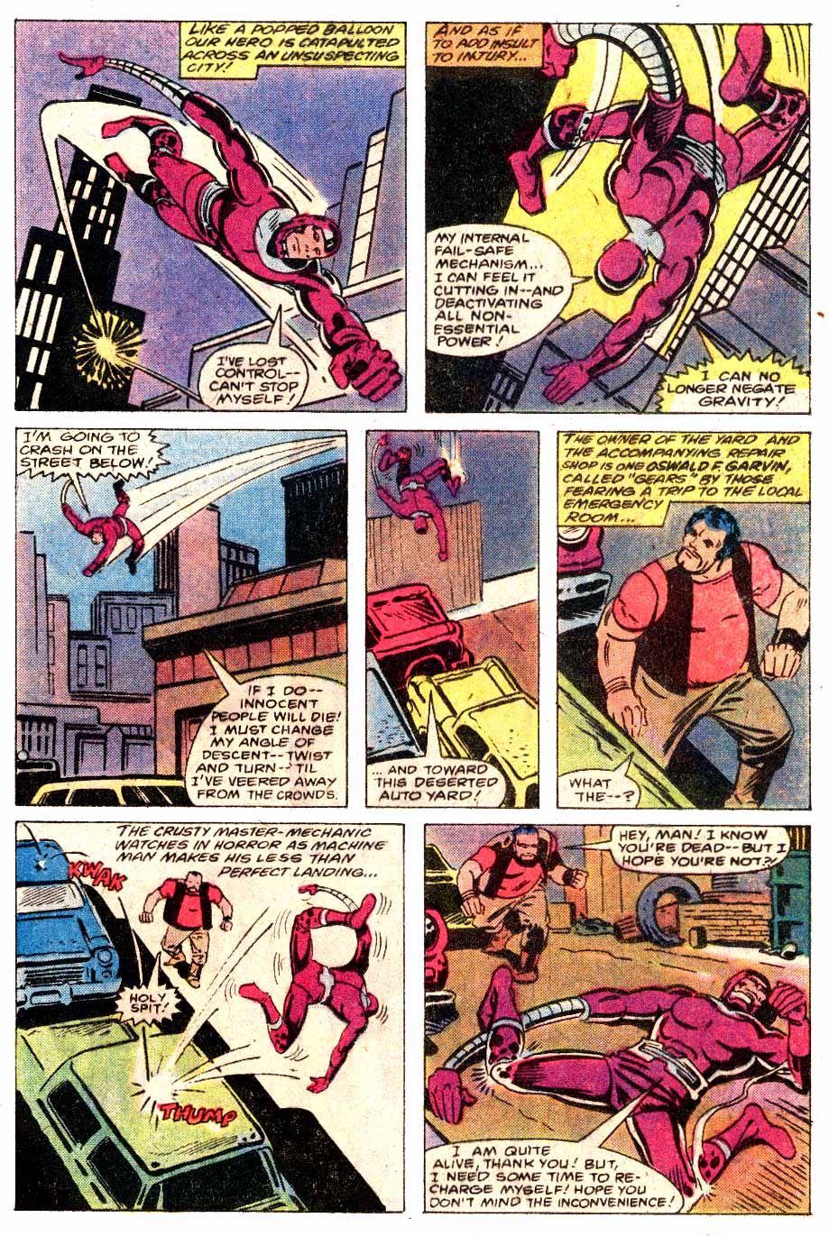 Read online Machine Man (1978) comic -  Issue #15 - 10
