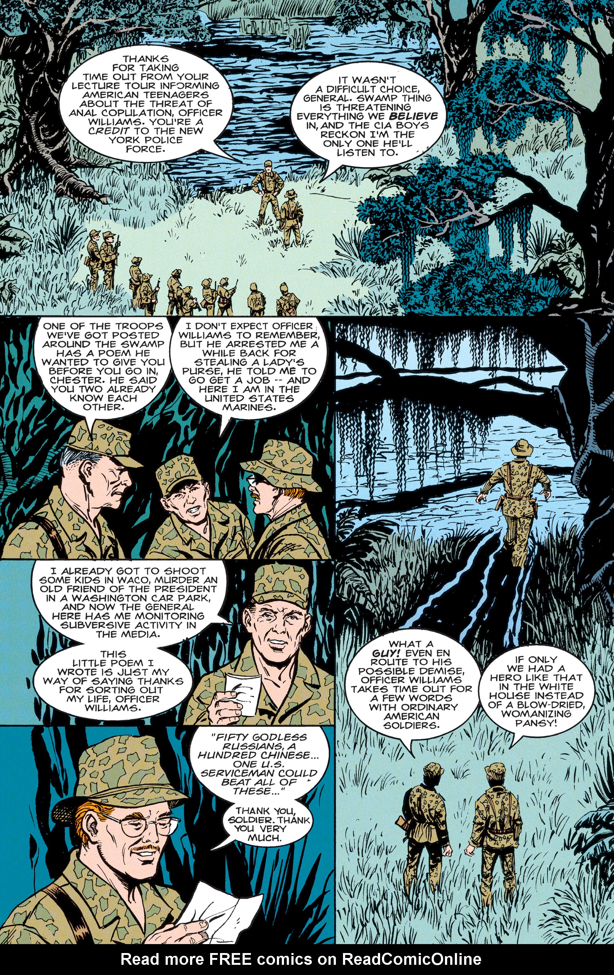 Read online Swamp Thing (1982) comic -  Issue # _TPB - Trial by Fire - 121