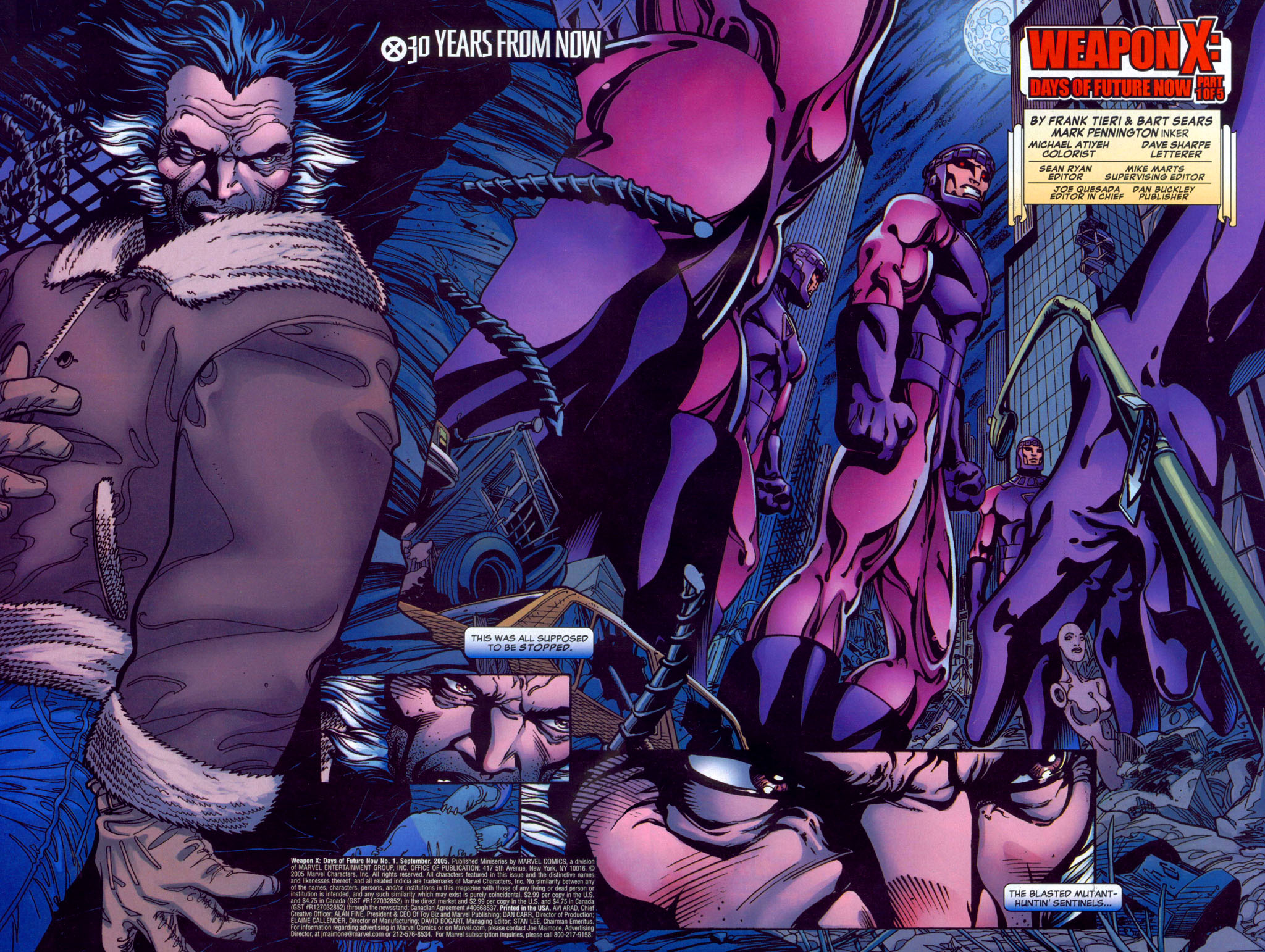 Read online Weapon X: Days of Future Now comic -  Issue #1 - 3