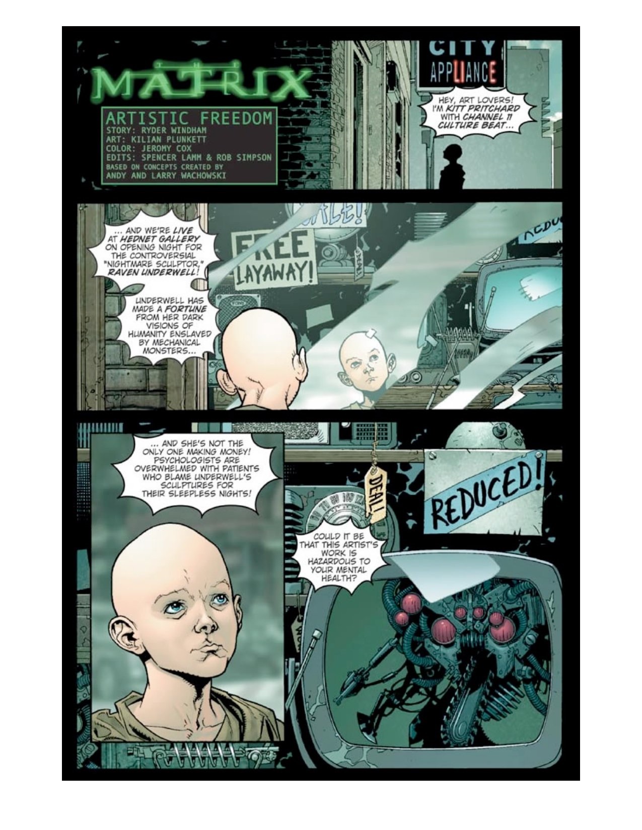 Read online The Matrix Comics comic -  Issue # TPB 1 (Part 2) - 31