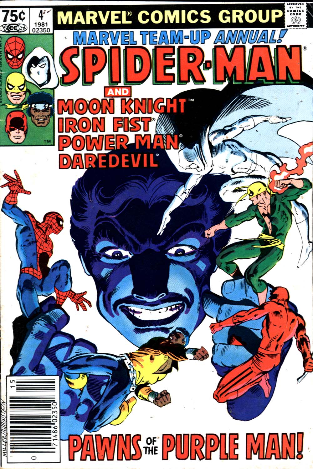 Read online Marvel Team-Up (1972) comic -  Issue # _Annual 4 - 1
