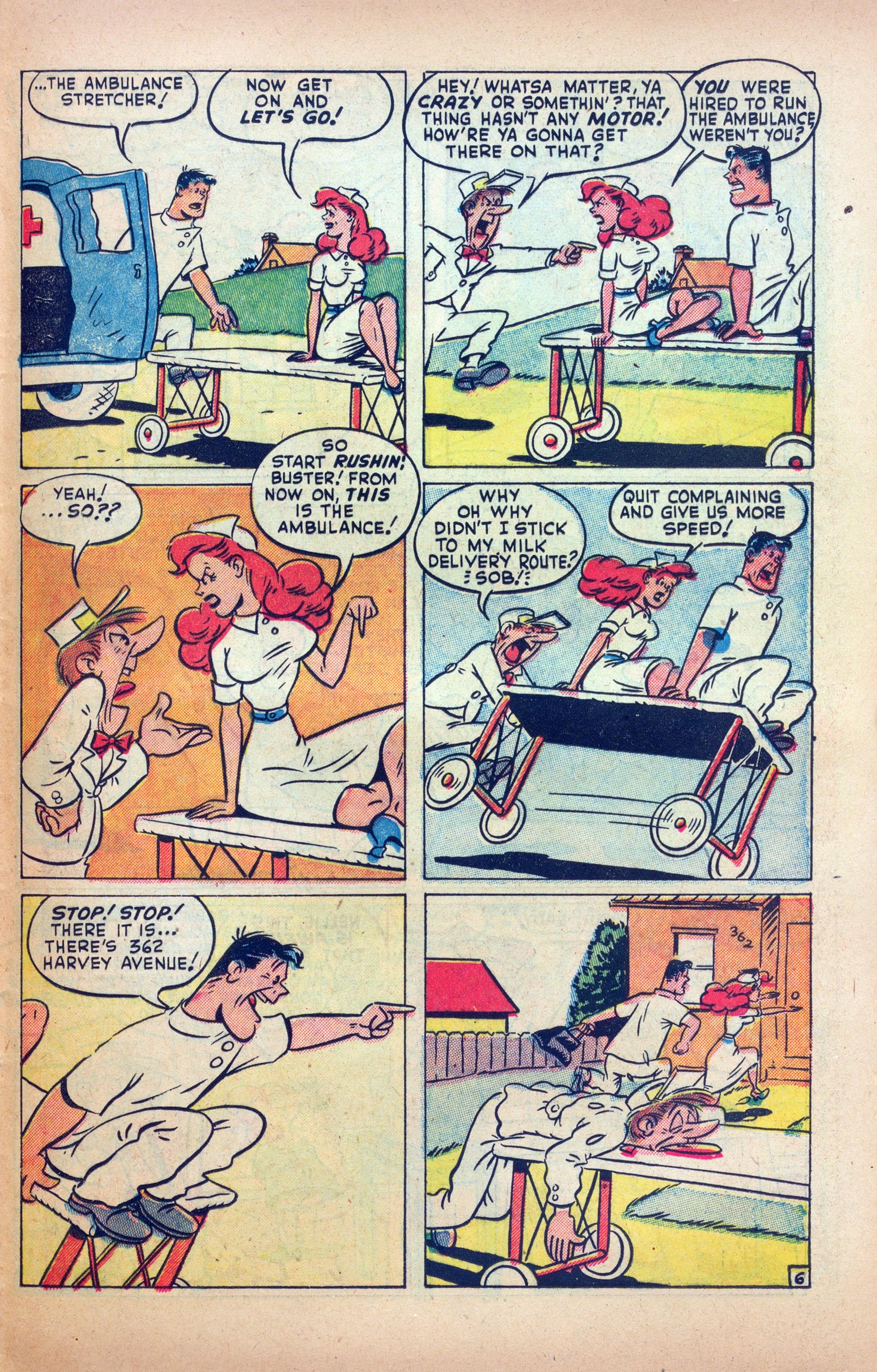 Read online Nellie The Nurse (1945) comic -  Issue #25 - 25