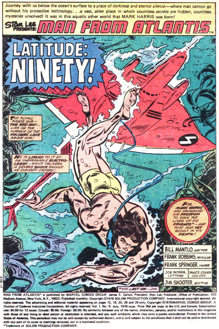 Read online Man from Atlantis comic -  Issue #6 - 2