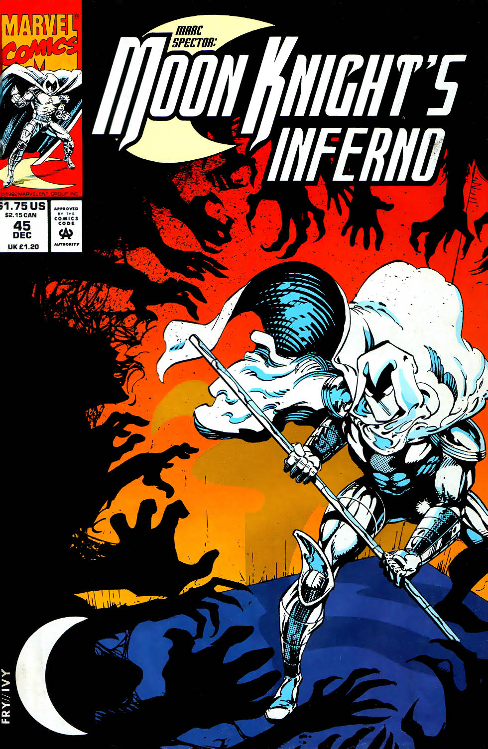 Read online Marc Spector: Moon Knight comic -  Issue #45 - 1