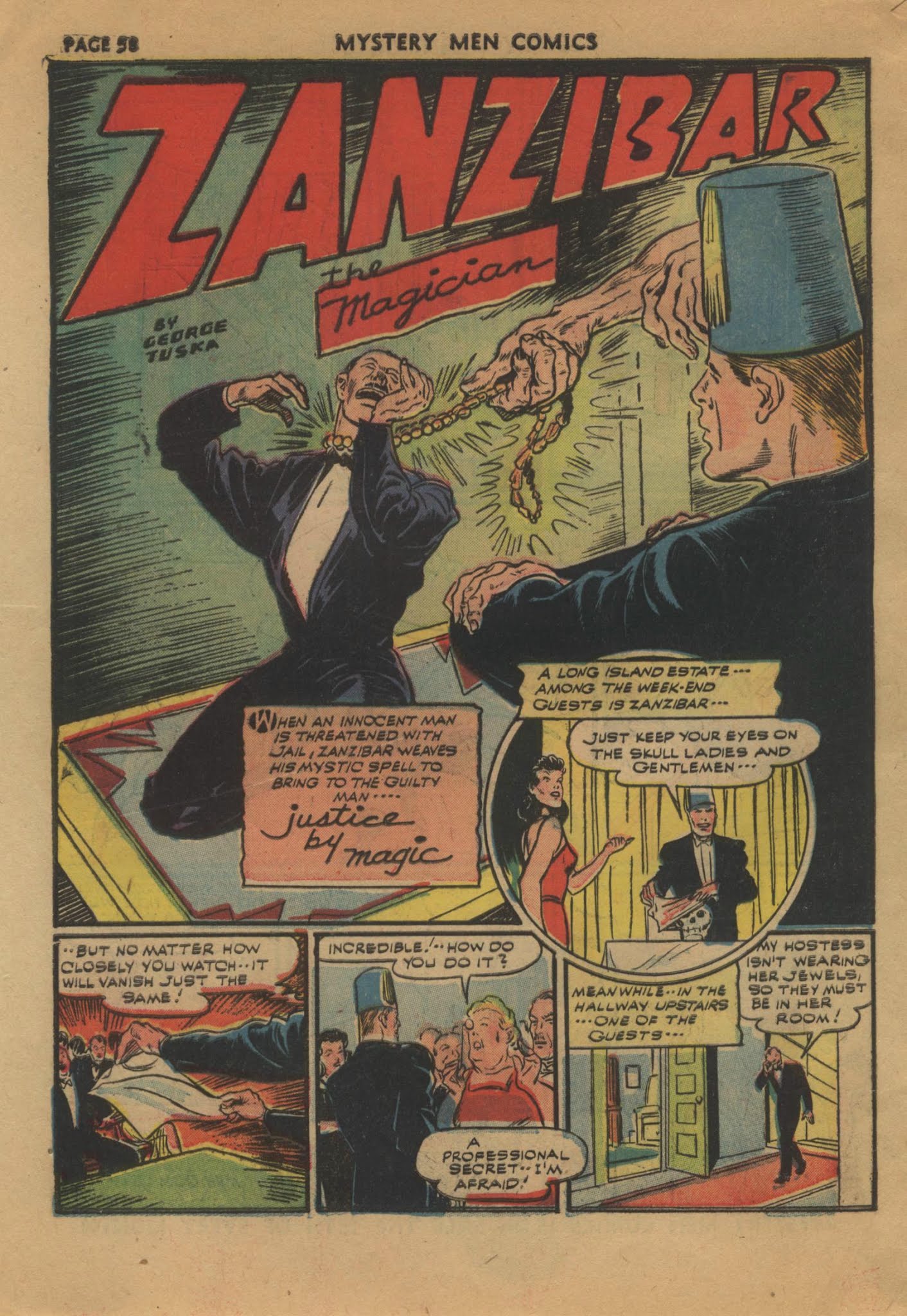 Read online Mystery Men Comics comic -  Issue #31 - 61