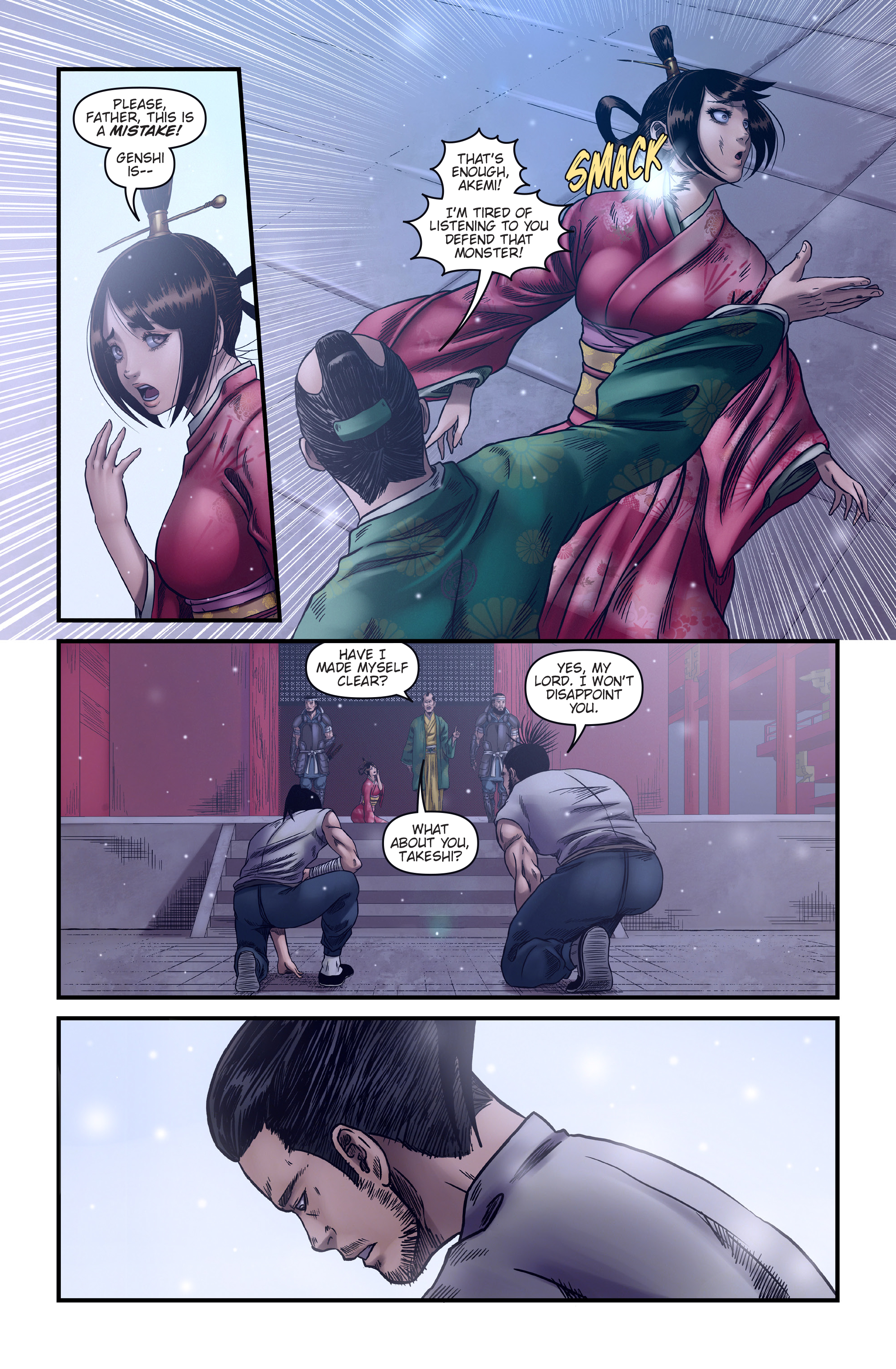 Read online Honor and Curse comic -  Issue #5 - 6