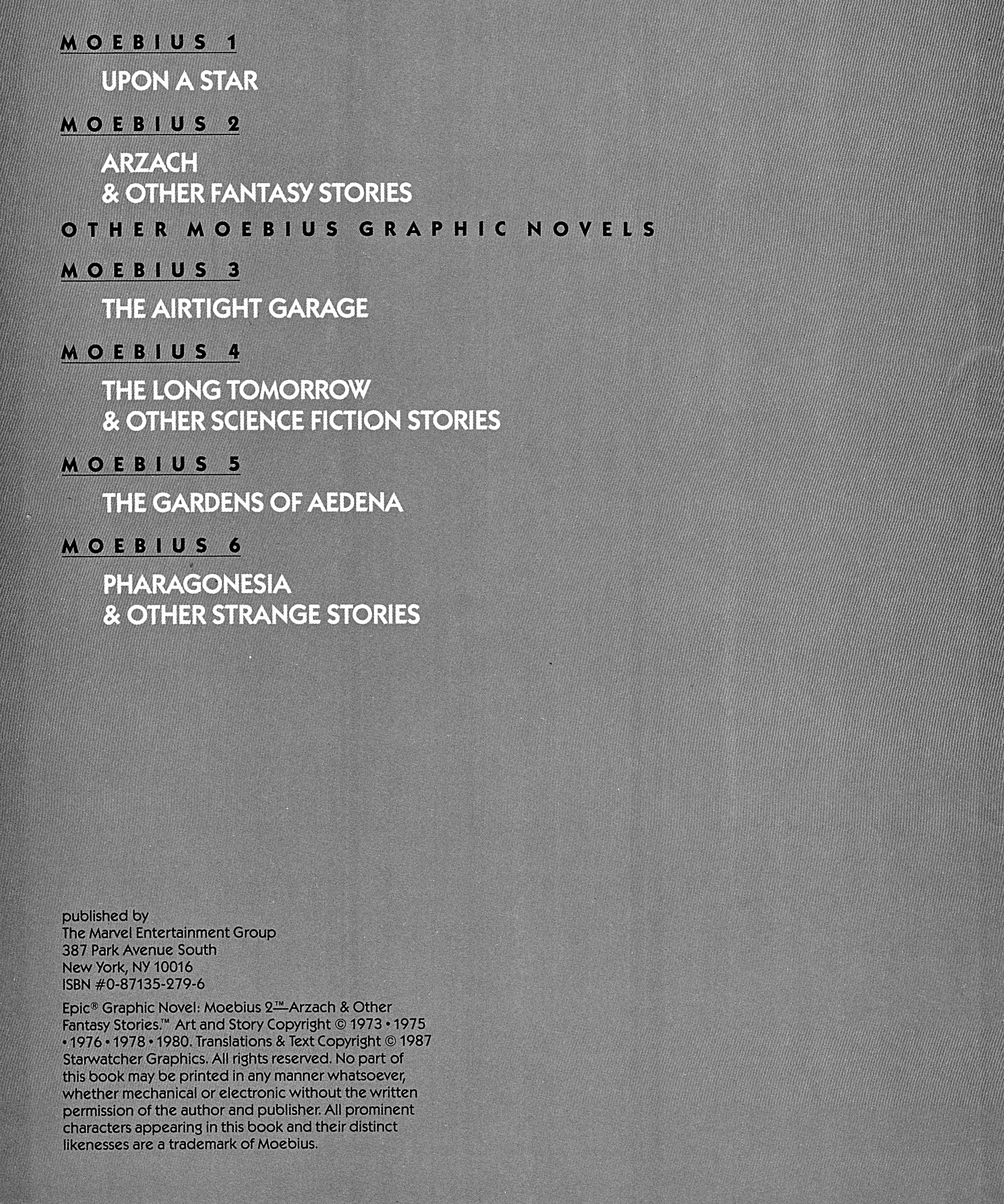 Read online Epic Graphic Novel: Moebius comic -  Issue # TPB 2 - 3