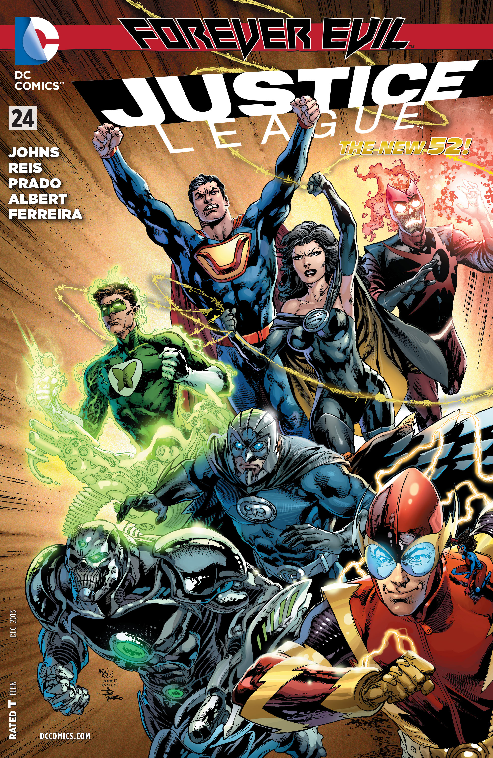 Read online Justice League (2011) comic -  Issue #24 - 1
