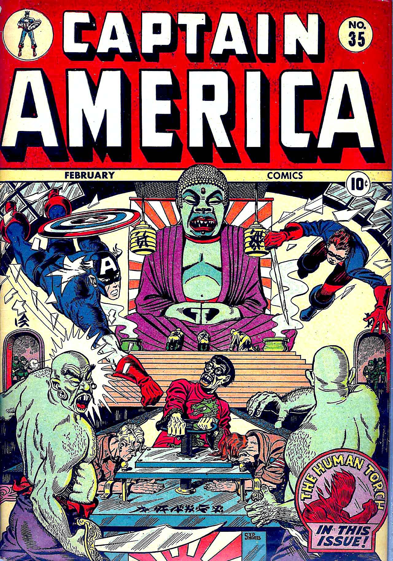 Read online Captain America Comics comic -  Issue #35 - 1