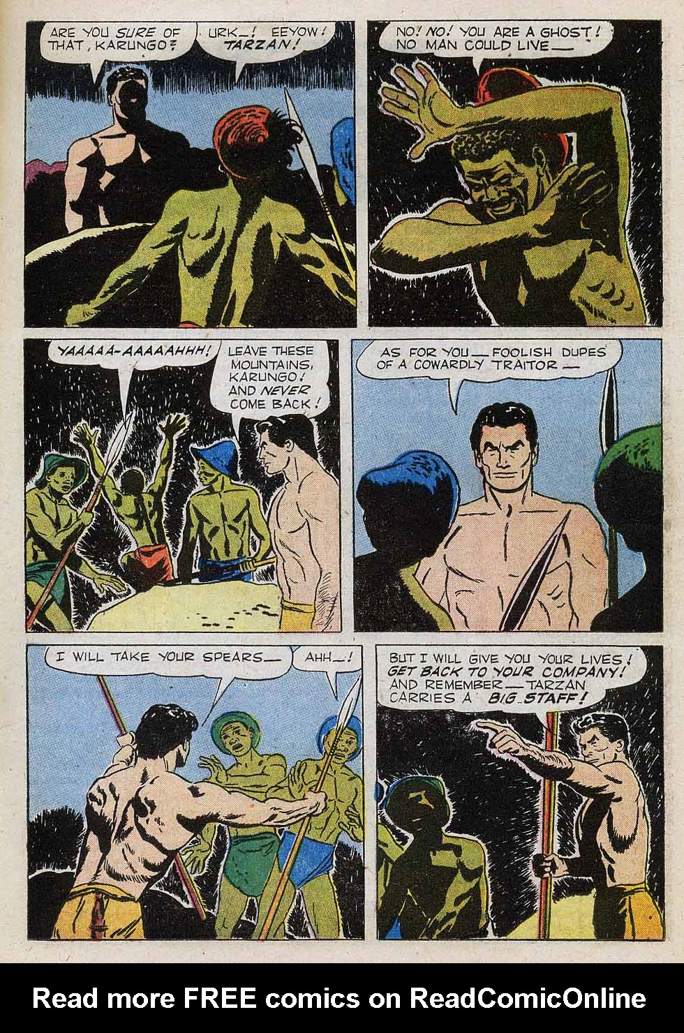 Read online Tarzan (1948) comic -  Issue #101 - 17