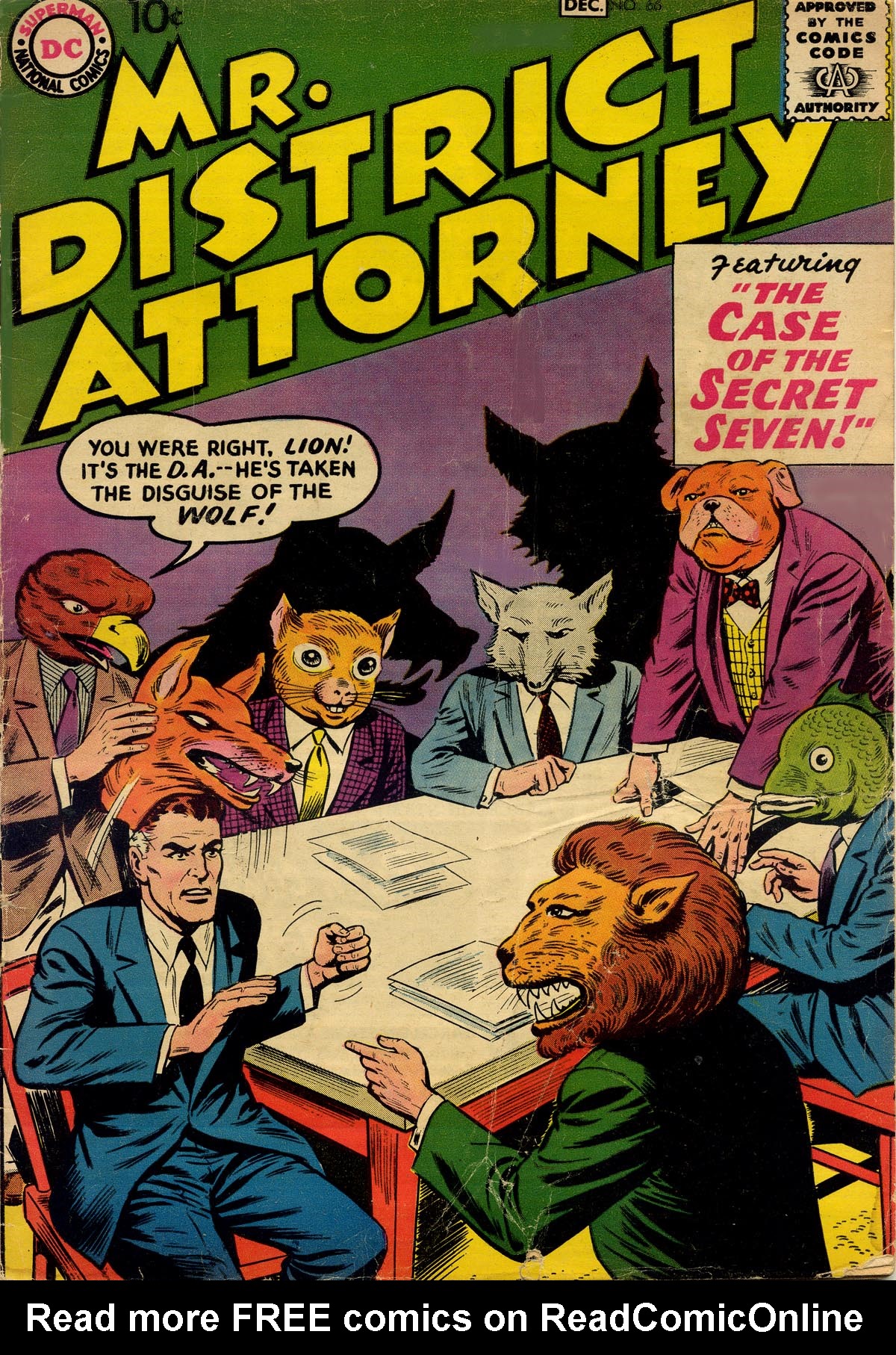 Read online Mr. District Attorney comic -  Issue #66 - 1