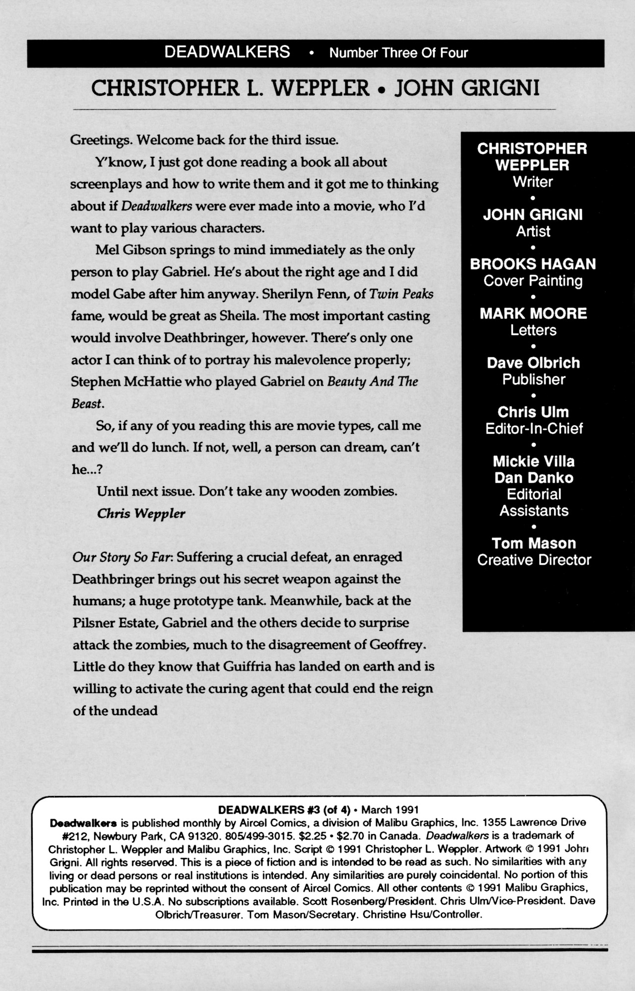 Read online Dead Walkers comic -  Issue #3 - 2