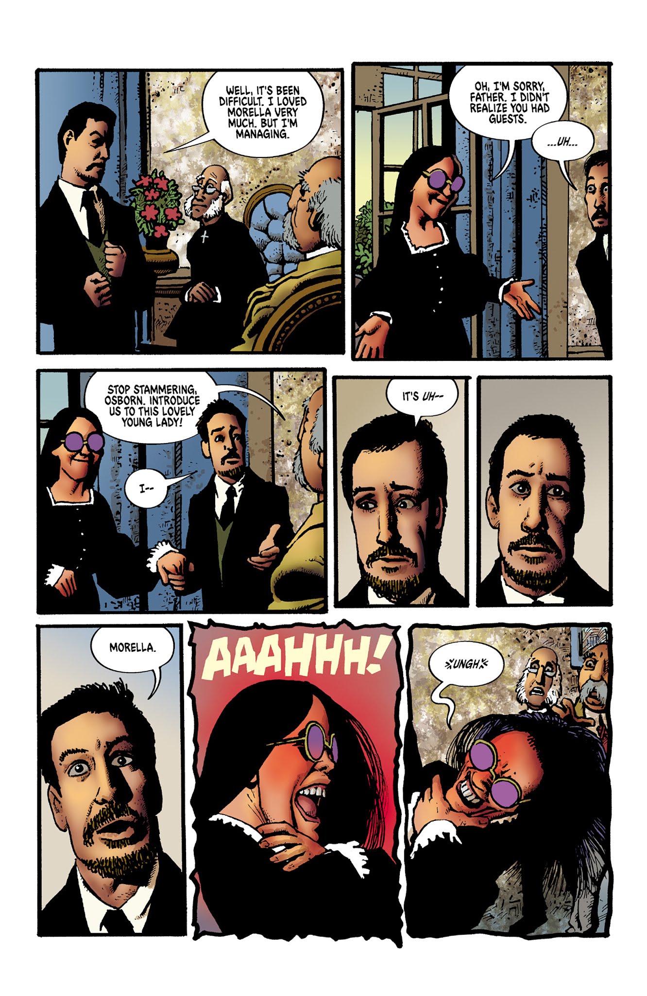 Read online Edgar Allan Poe's Morella and the Murders in the Rue Morgue comic -  Issue # Full - 10