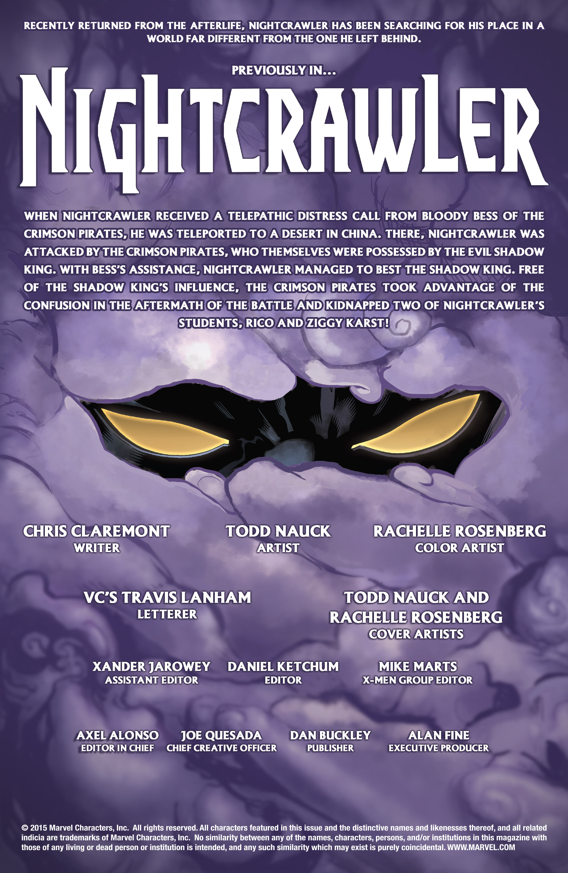 Read online Nightcrawler (2014) comic -  Issue #11 - 2