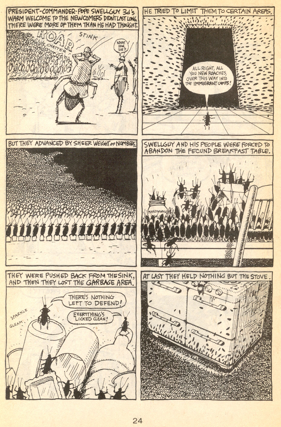 Read online Adventures of Fat Freddy's Cat comic -  Issue #6 - 26