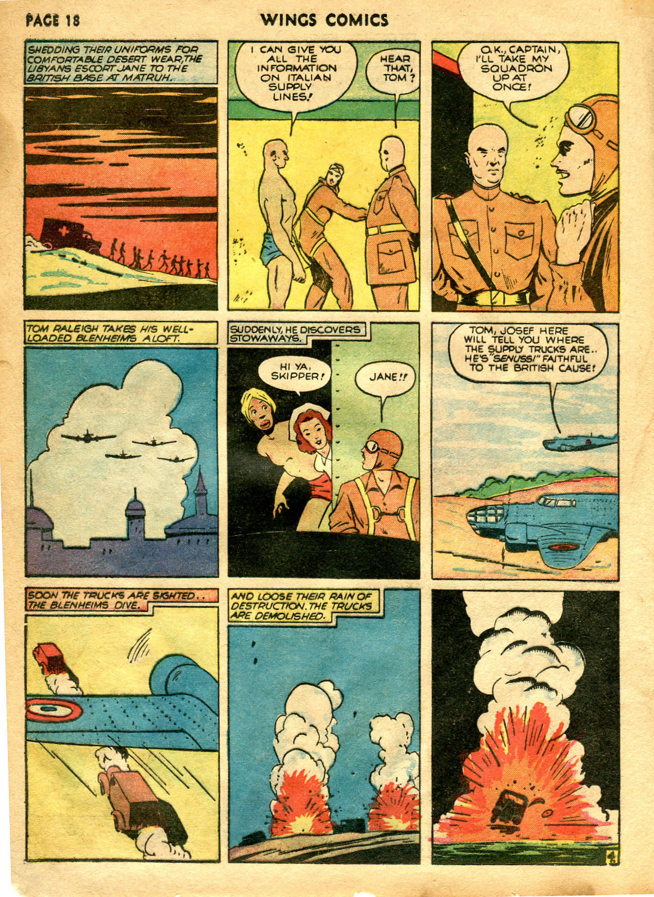 Read online Wings Comics comic -  Issue #5 - 20