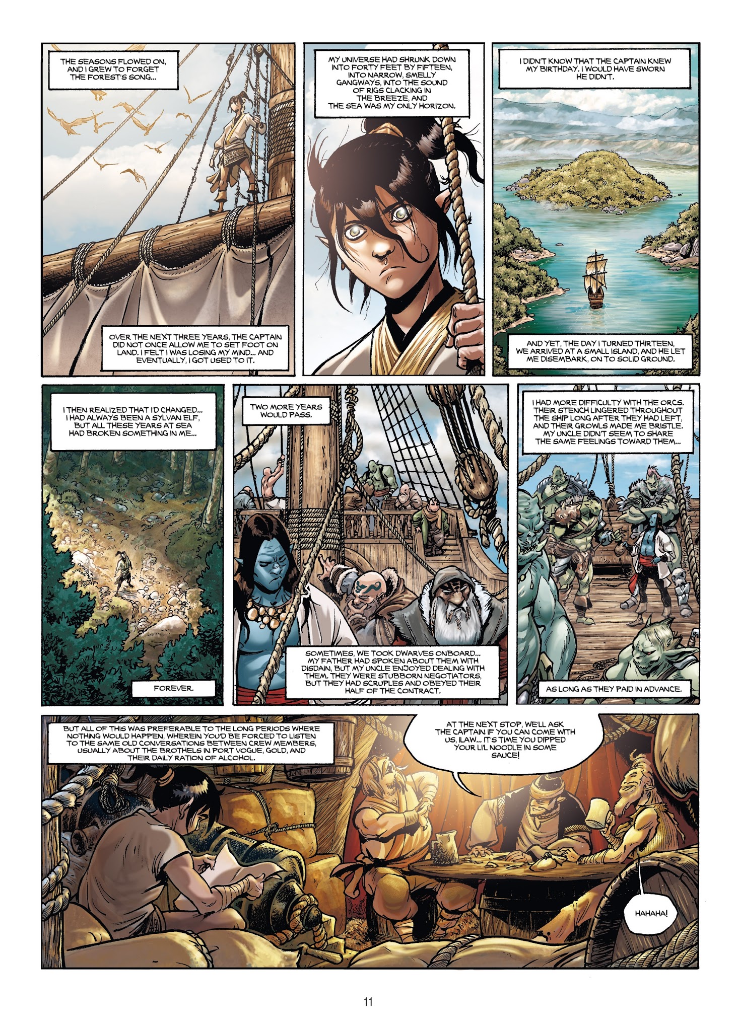 Read online Elves comic -  Issue #17 - 11