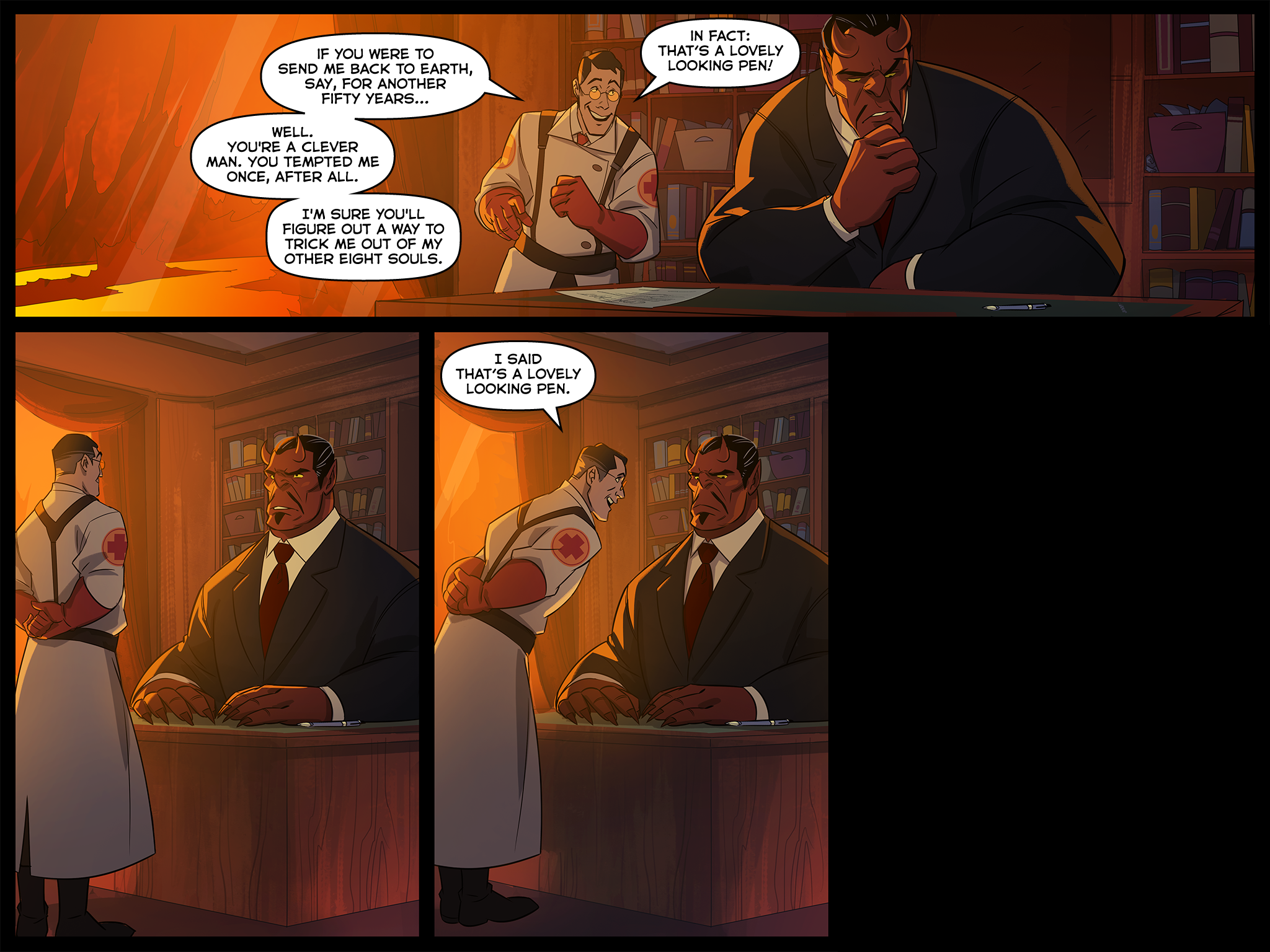 Read online Team Fortress 2 comic -  Issue #6 - 223