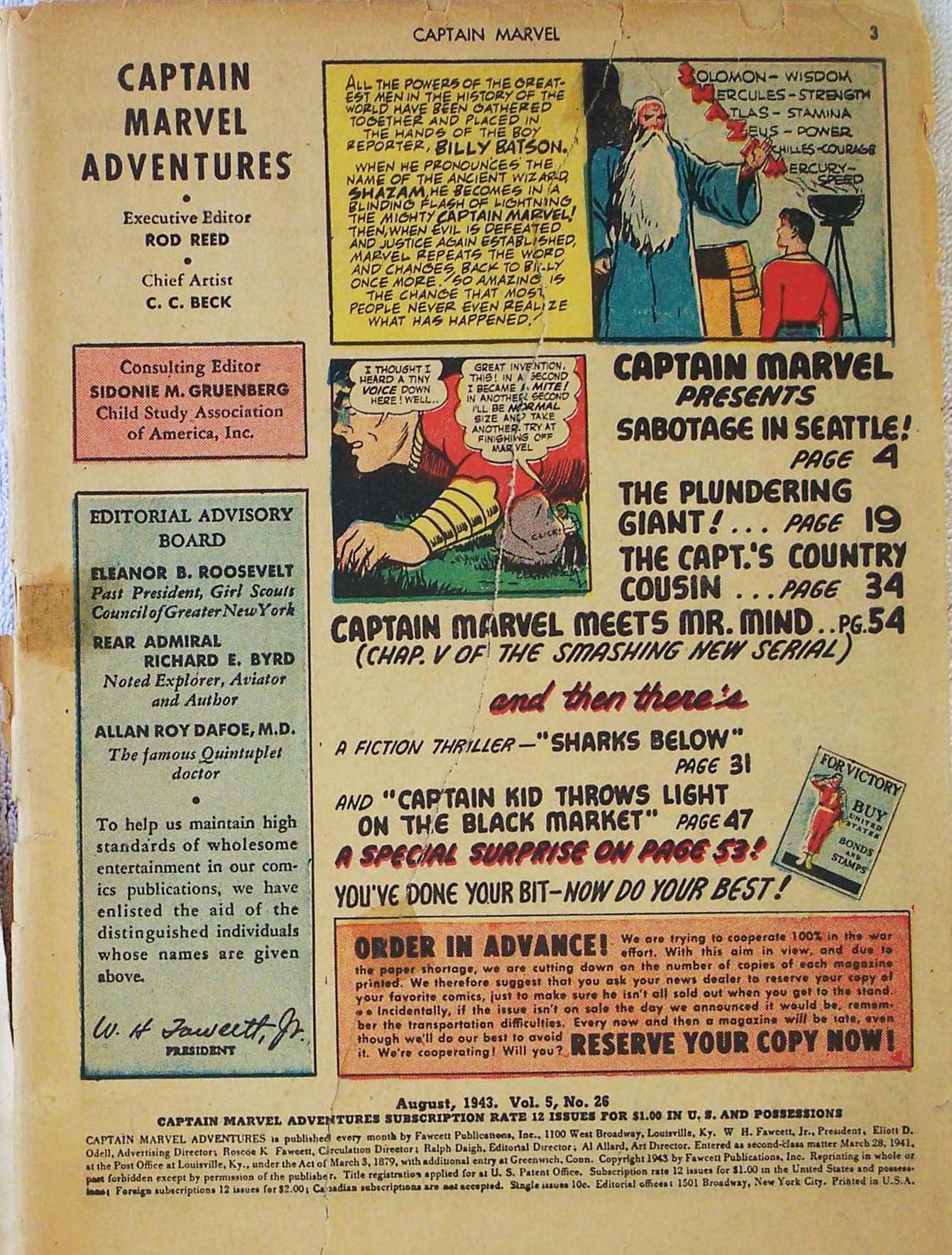 Read online Captain Marvel Adventures comic -  Issue #26 - 4