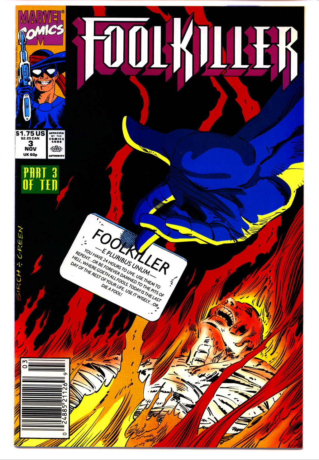 Read online Foolkiller (1990) comic -  Issue #3 - 1