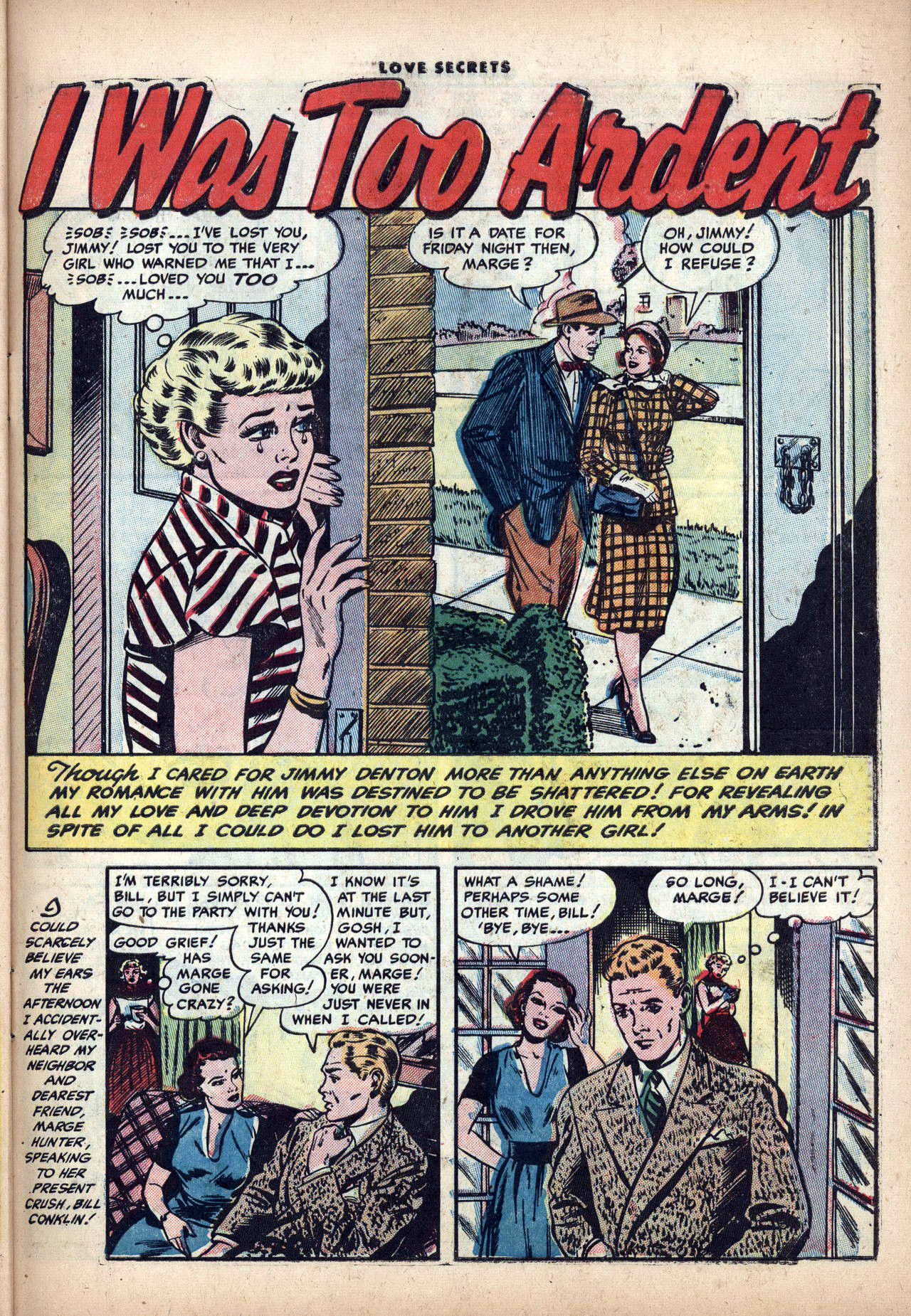 Read online Love Secrets (1953) comic -  Issue #39 - 27