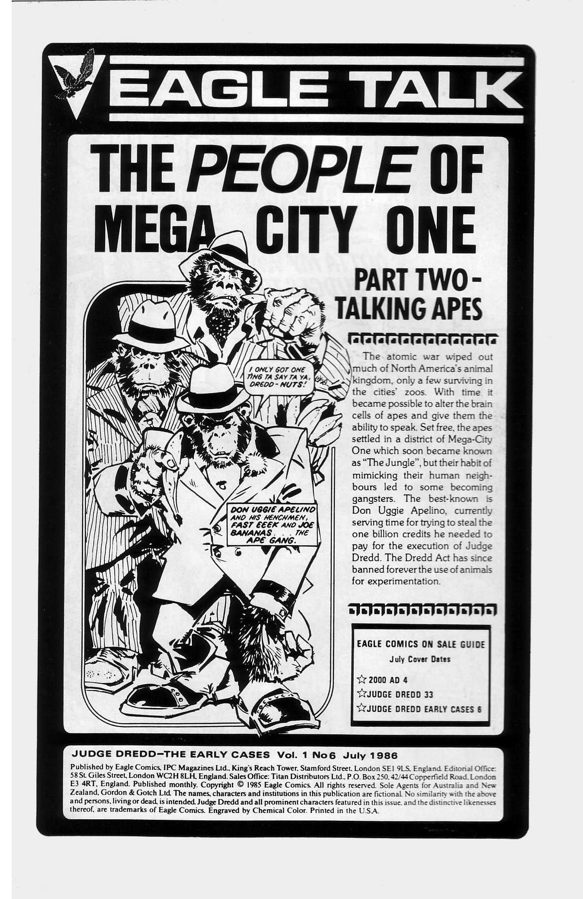 Read online Judge Dredd: The Early Cases comic -  Issue #6 - 2