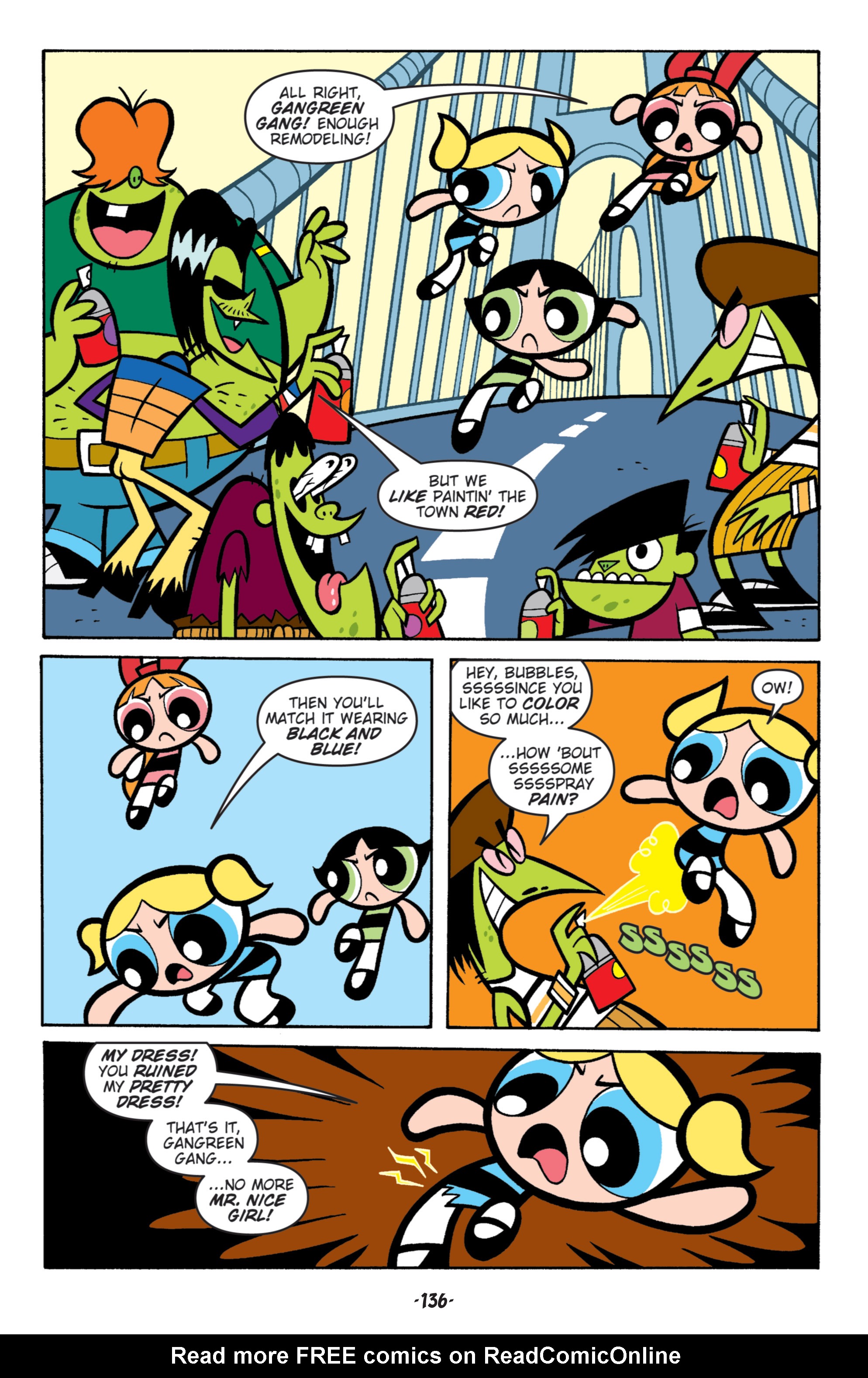 Read online Powerpuff Girls Classics comic -  Issue # TPB 3 - 137