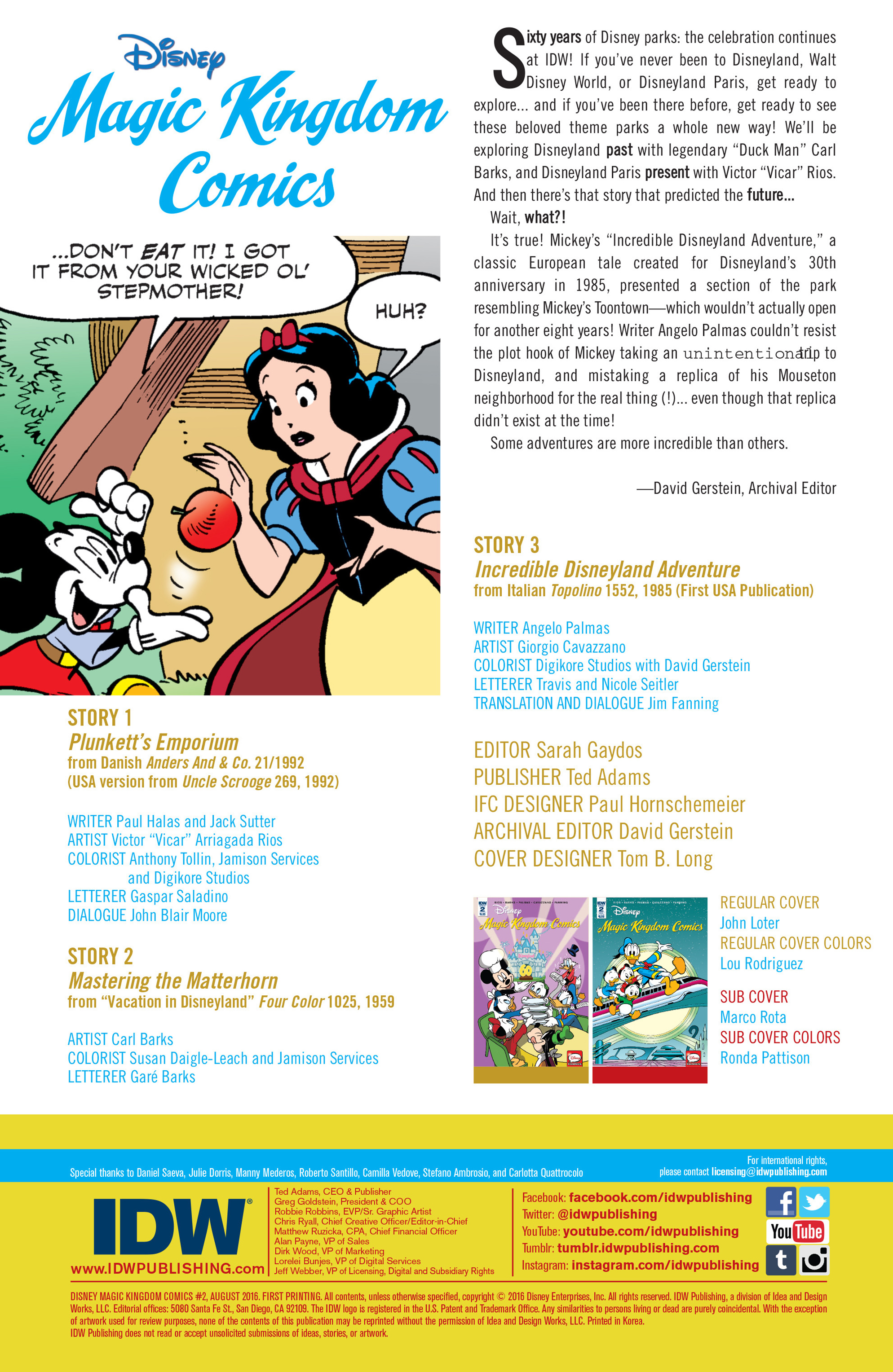 Disney Magic Kingdom Comics Issue #2 #2 - English 2