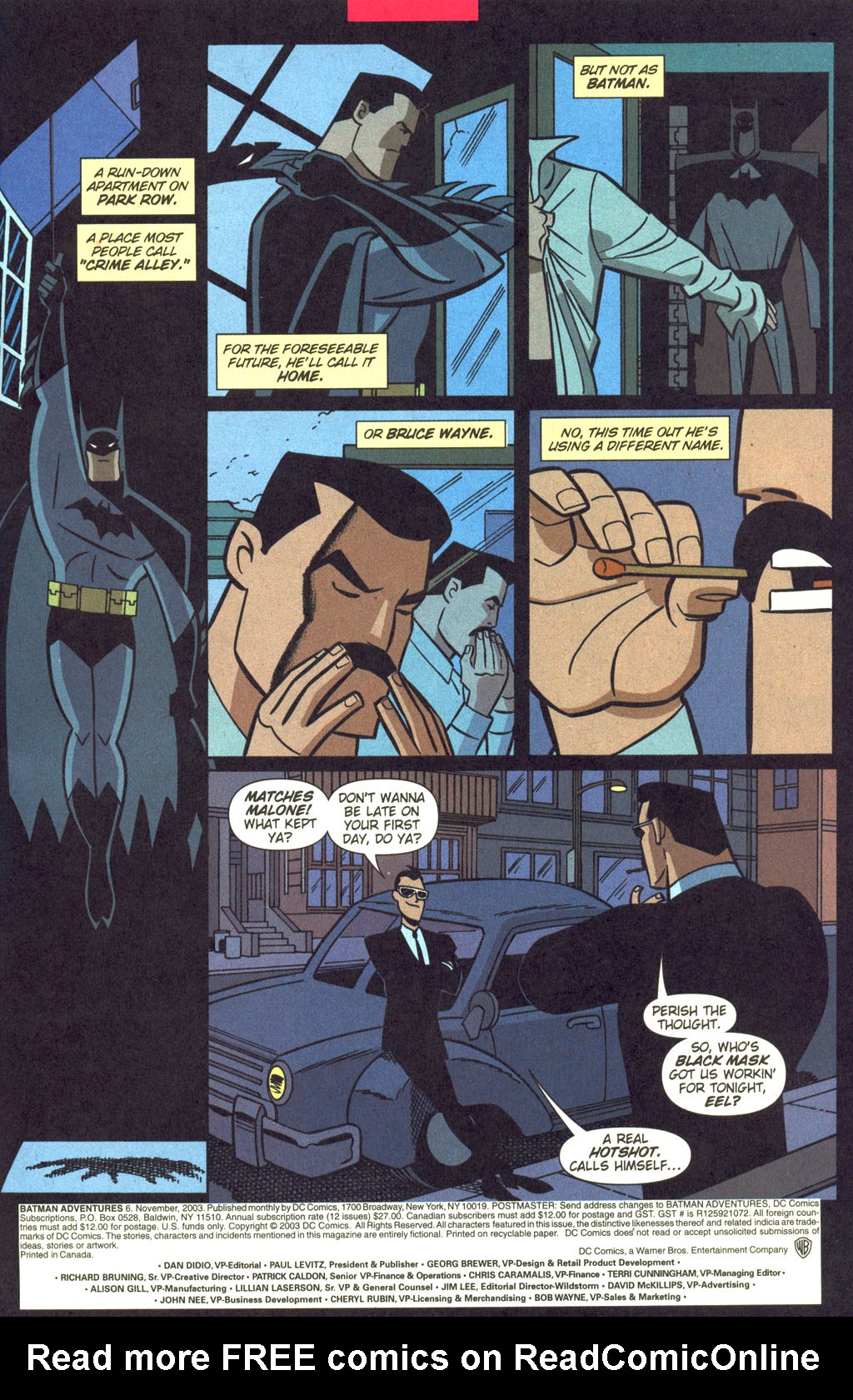 Read online Batman Adventures (2003) comic -  Issue #6 - 2